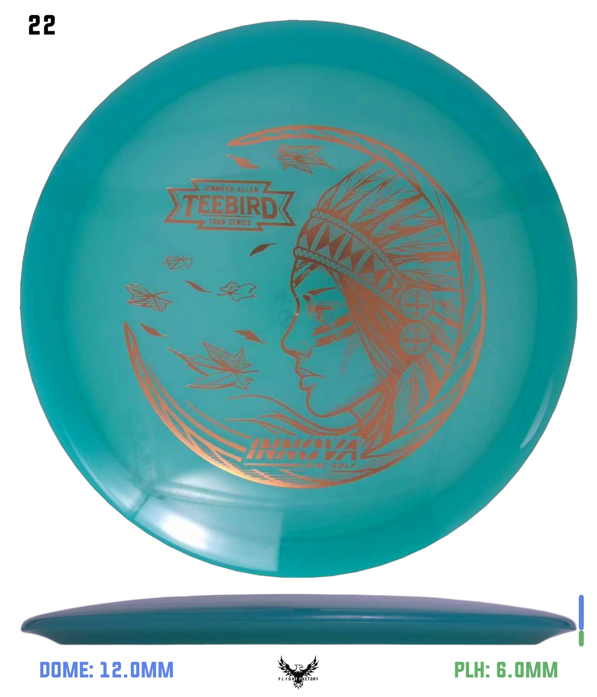 Innova Proto Champion Color Glow Teebird - Jennifer Allen Tour Series (2025)
