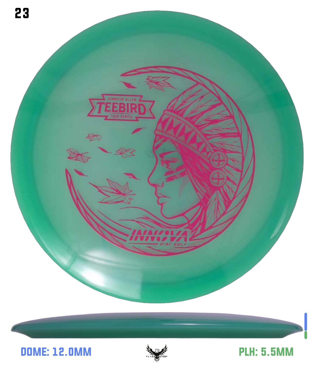 Innova Proto Champion Color Glow Teebird - Jennifer Allen Tour Series (2025)