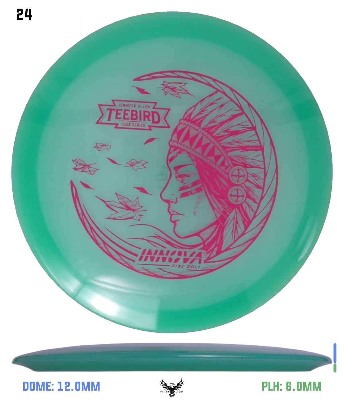 Innova Proto Champion Color Glow Teebird - Jennifer Allen Tour Series (2025)