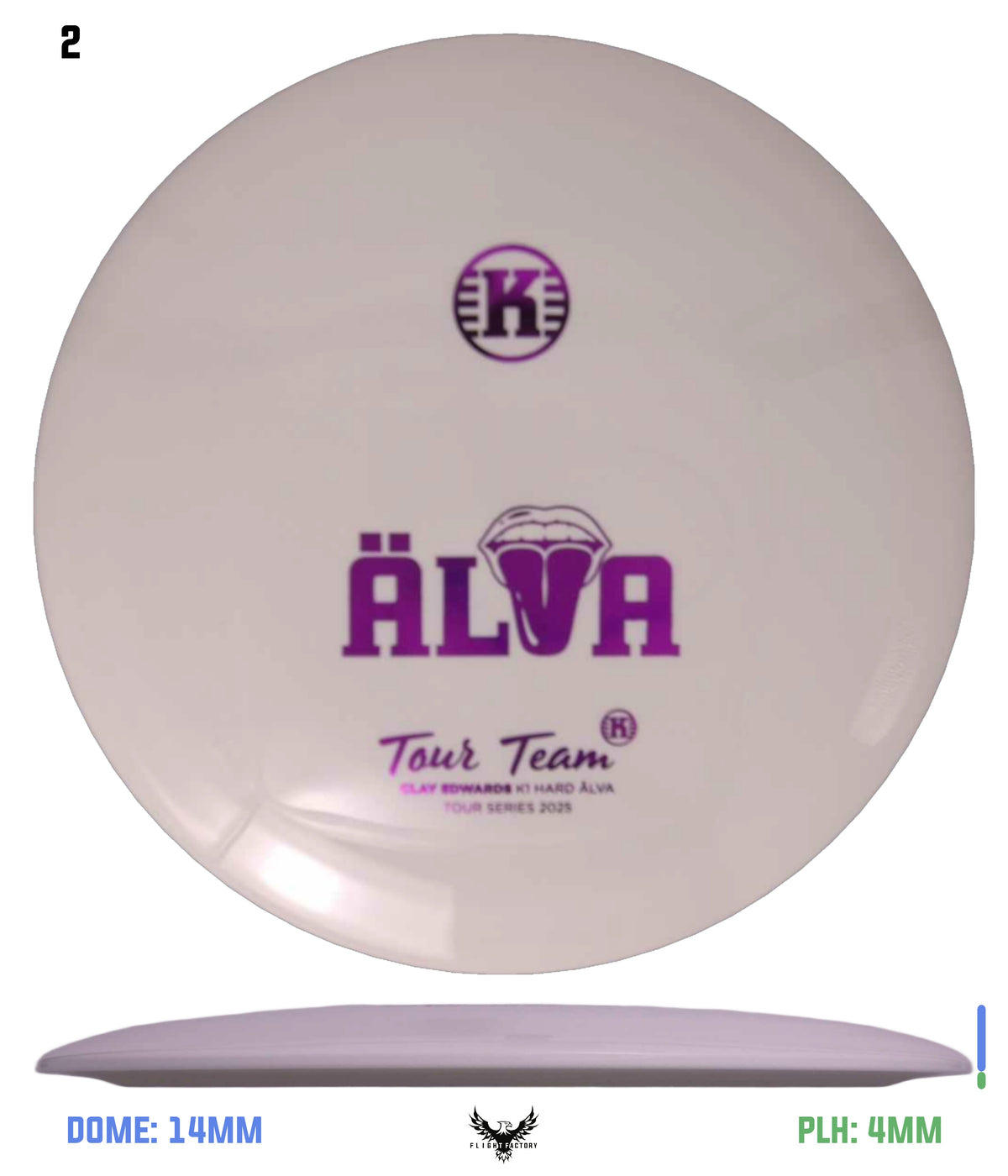 Kastaplast K1 Hard Alva - Clay Edwards Tour Series (2025)