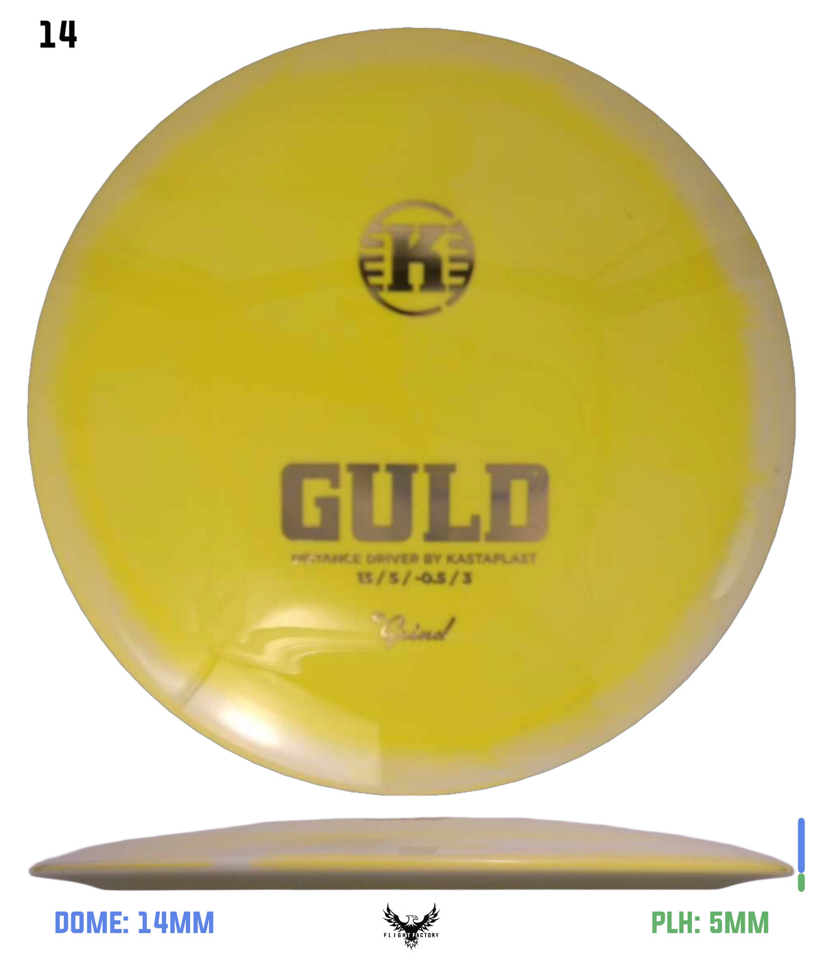 Kastaplast K1 Grind Guld