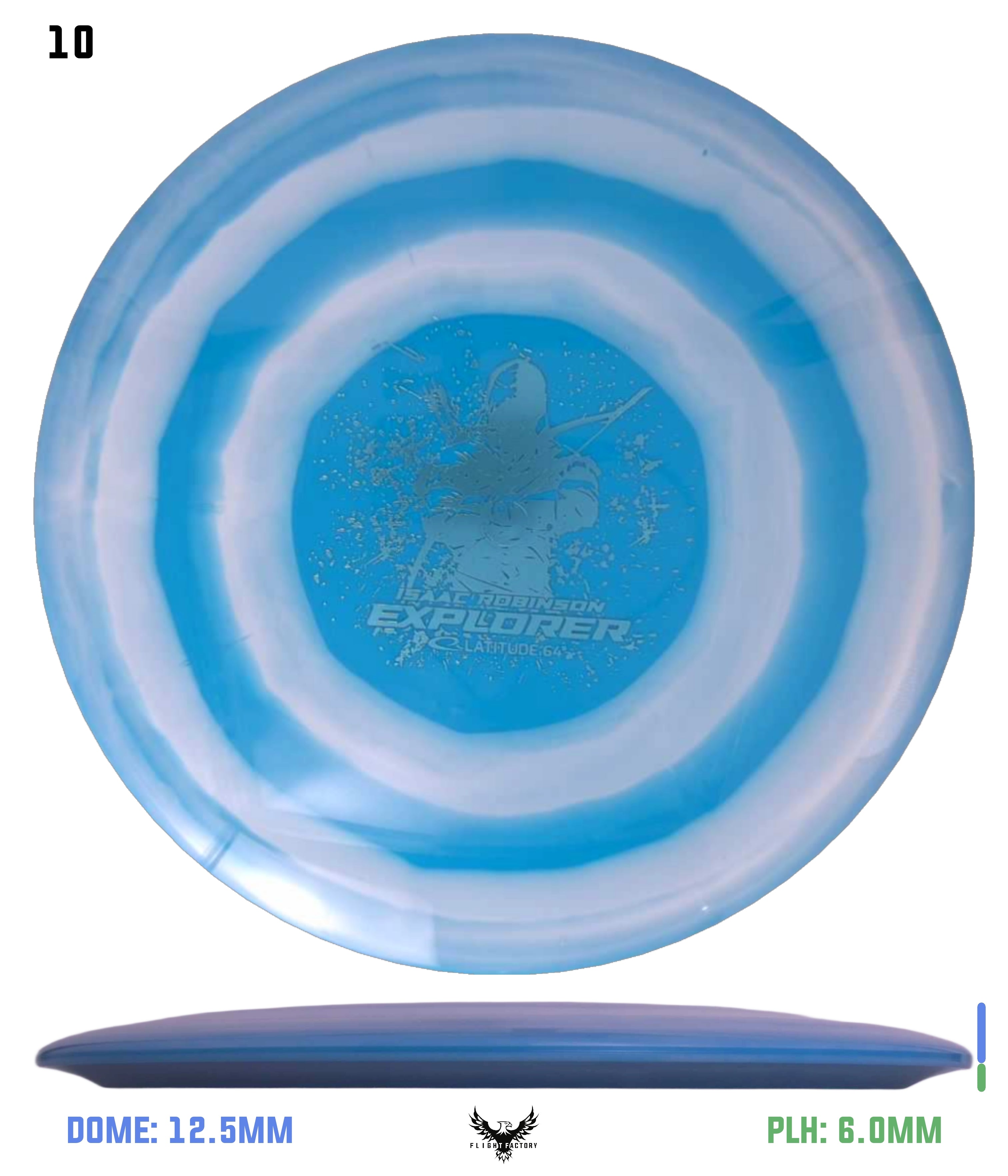 Latitude 64 Gold Bullseye Explorer - Isaac Robinson Team Series