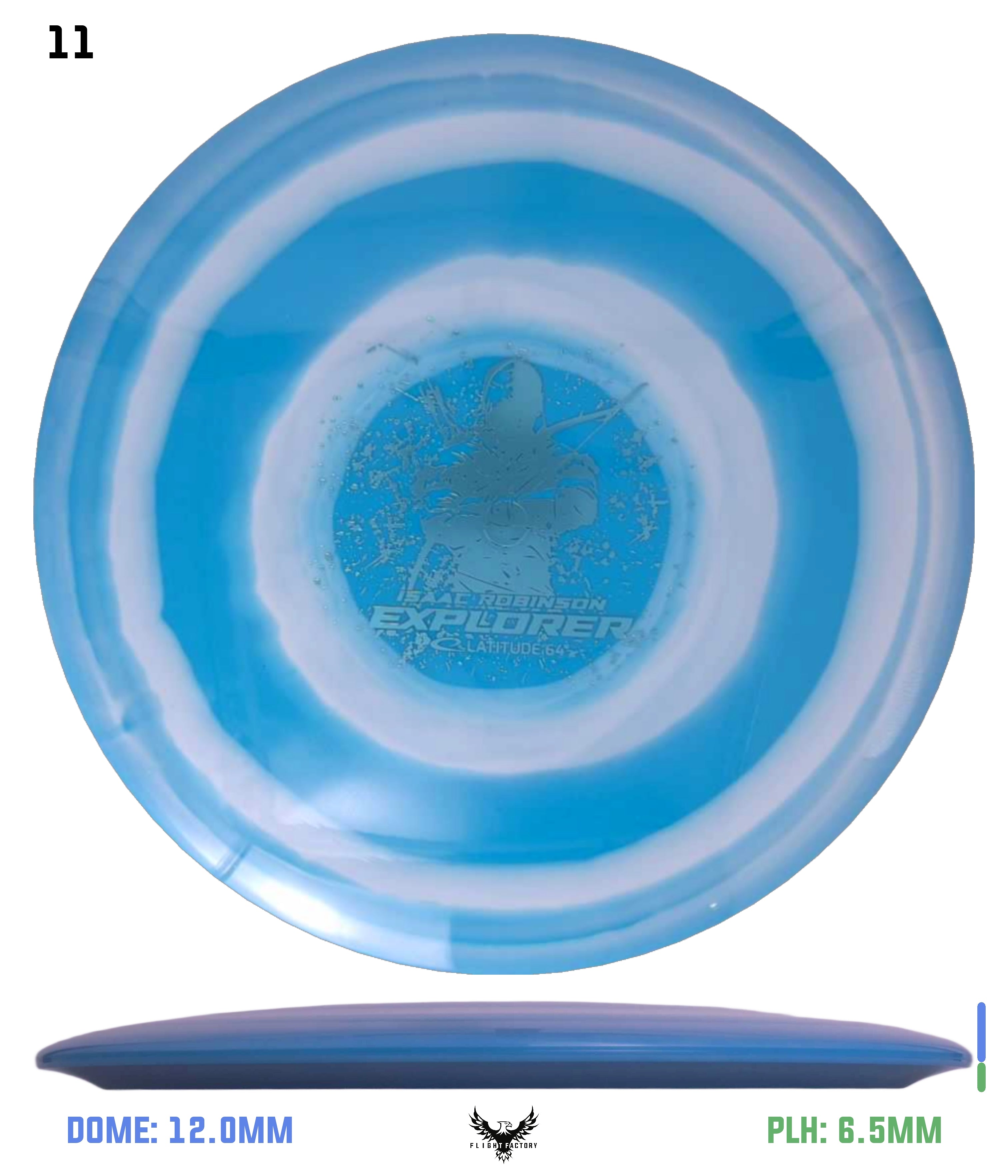 Latitude 64 Gold Bullseye Explorer - Isaac Robinson Team Series