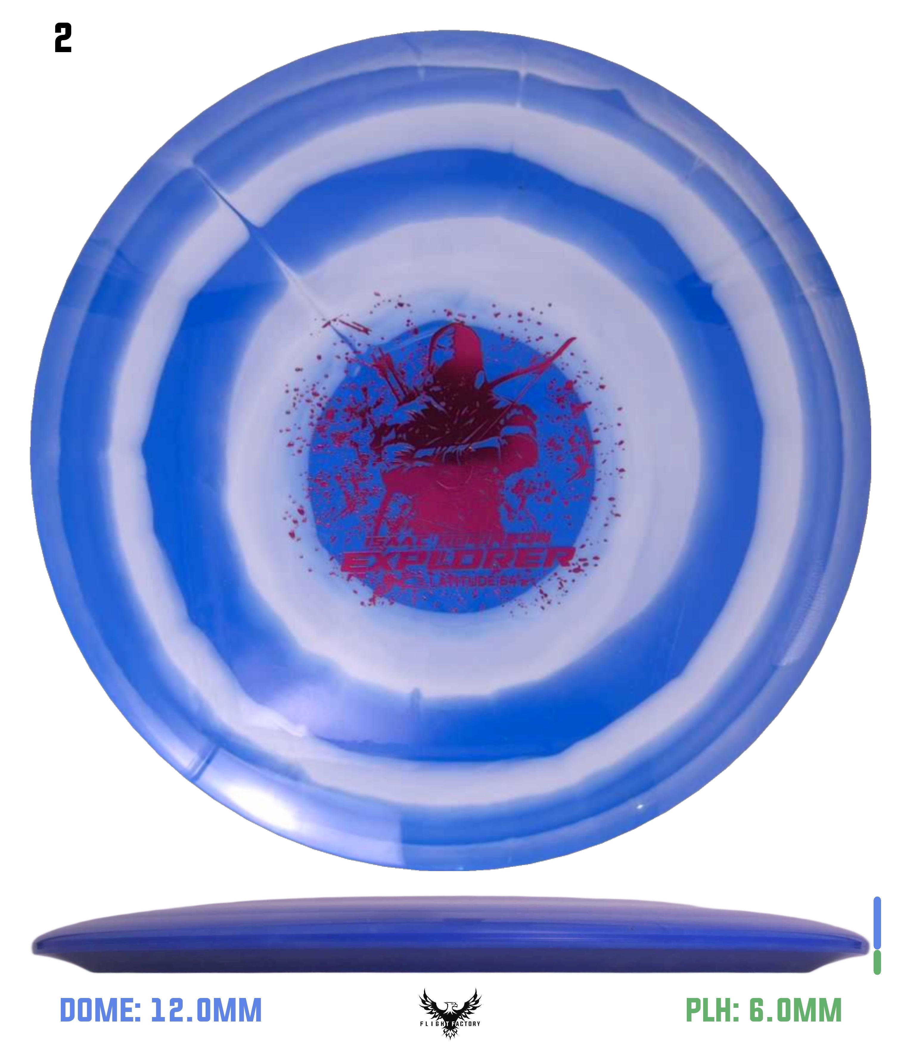 Latitude 64 Gold Bullseye Explorer - Isaac Robinson Team Series