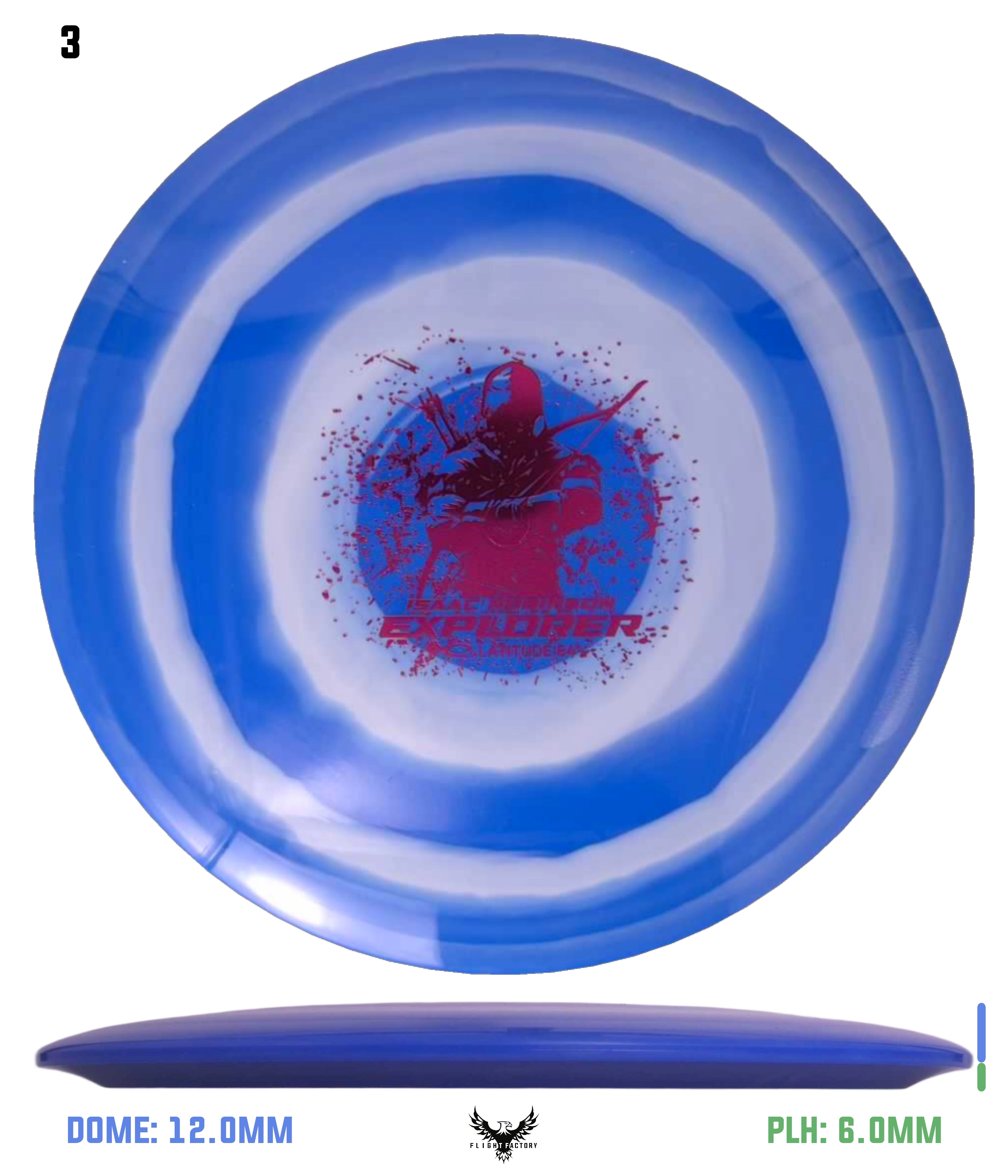 Latitude 64 Gold Bullseye Explorer - Isaac Robinson Team Series