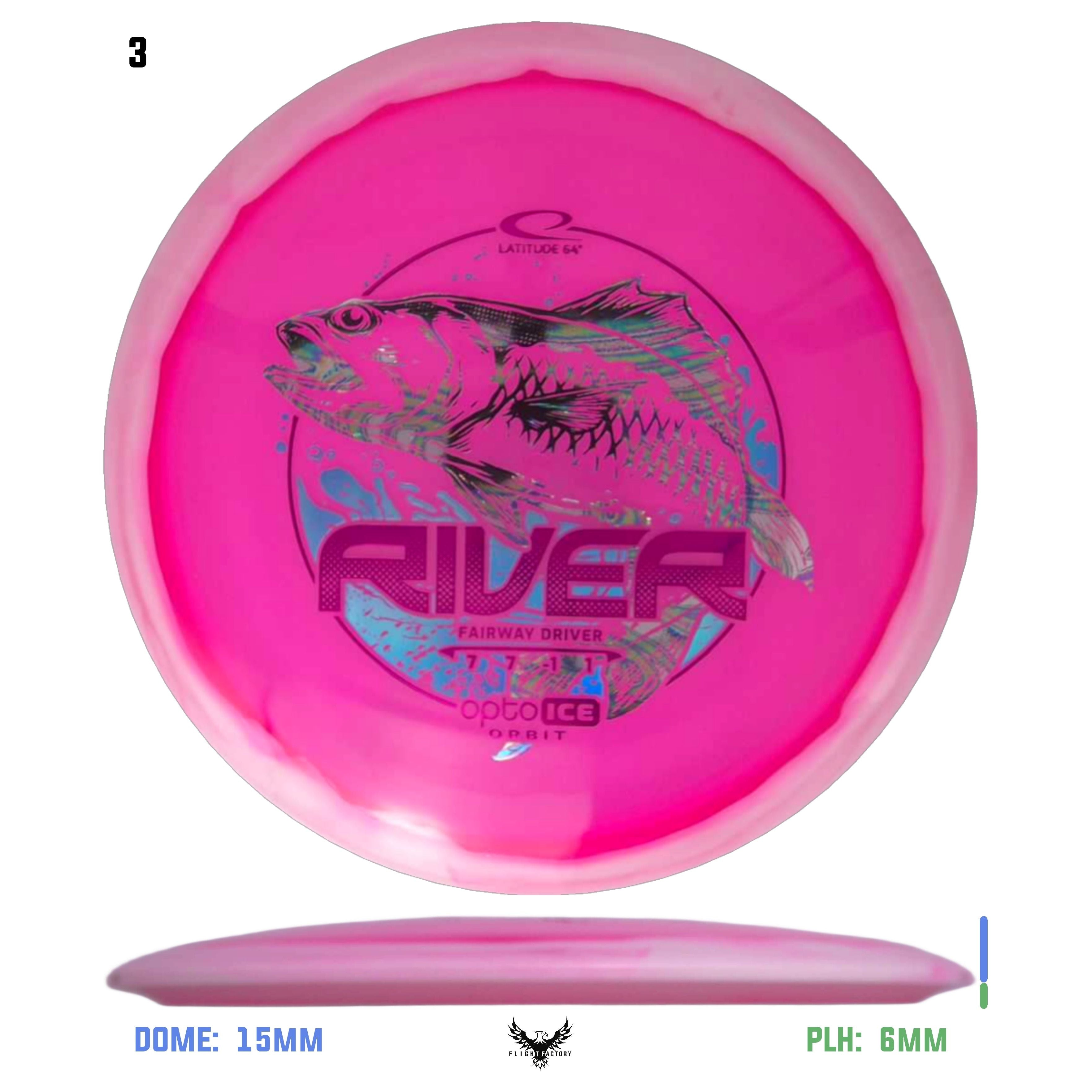 Latitude 64 Opto Ice Orbit River - Flying Fish - Flight Factory Discs