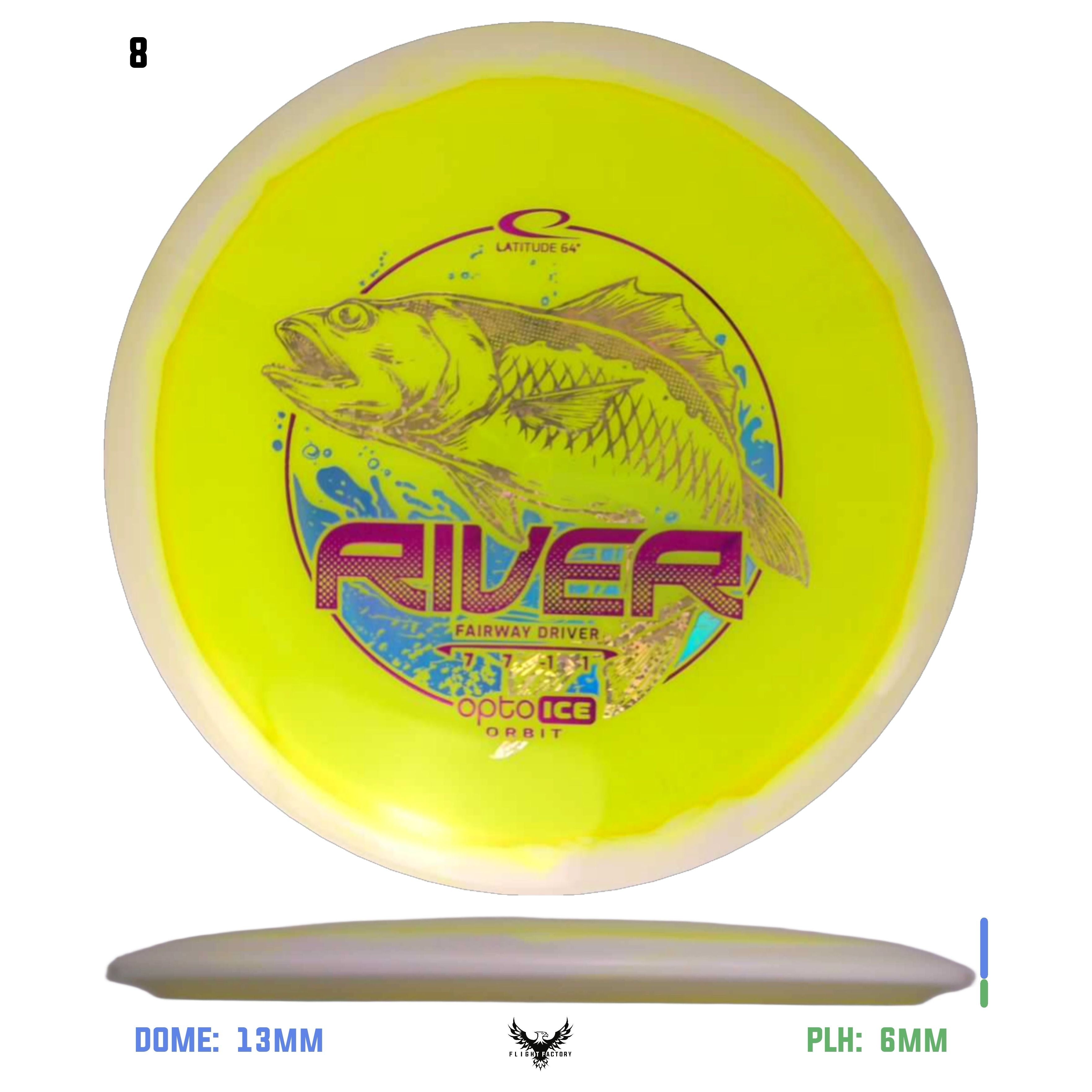 Latitude 64 Opto Ice Orbit River - Flying Fish - Flight Factory Discs