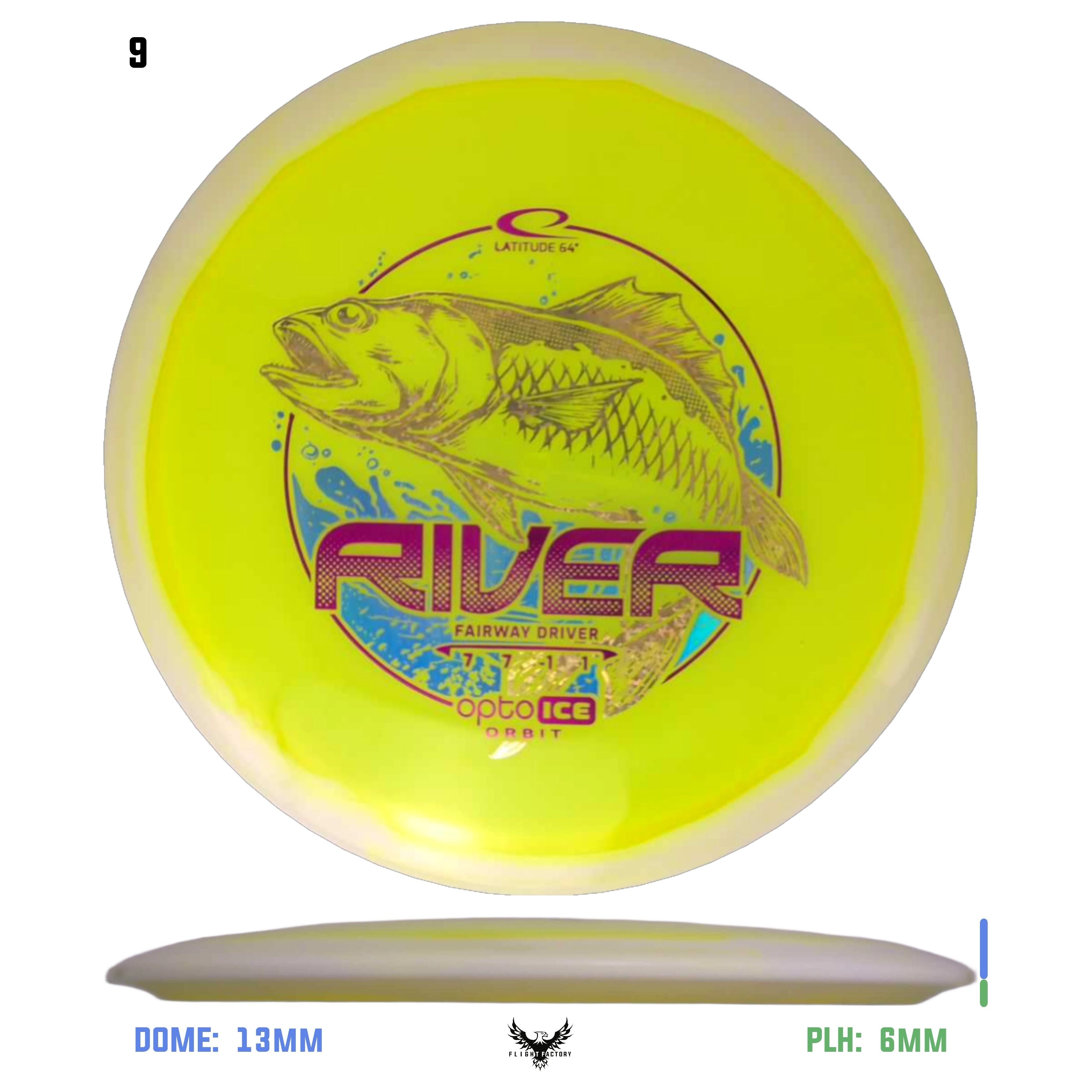 Latitude 64 Opto Ice Orbit River - Flying Fish - Flight Factory Discs