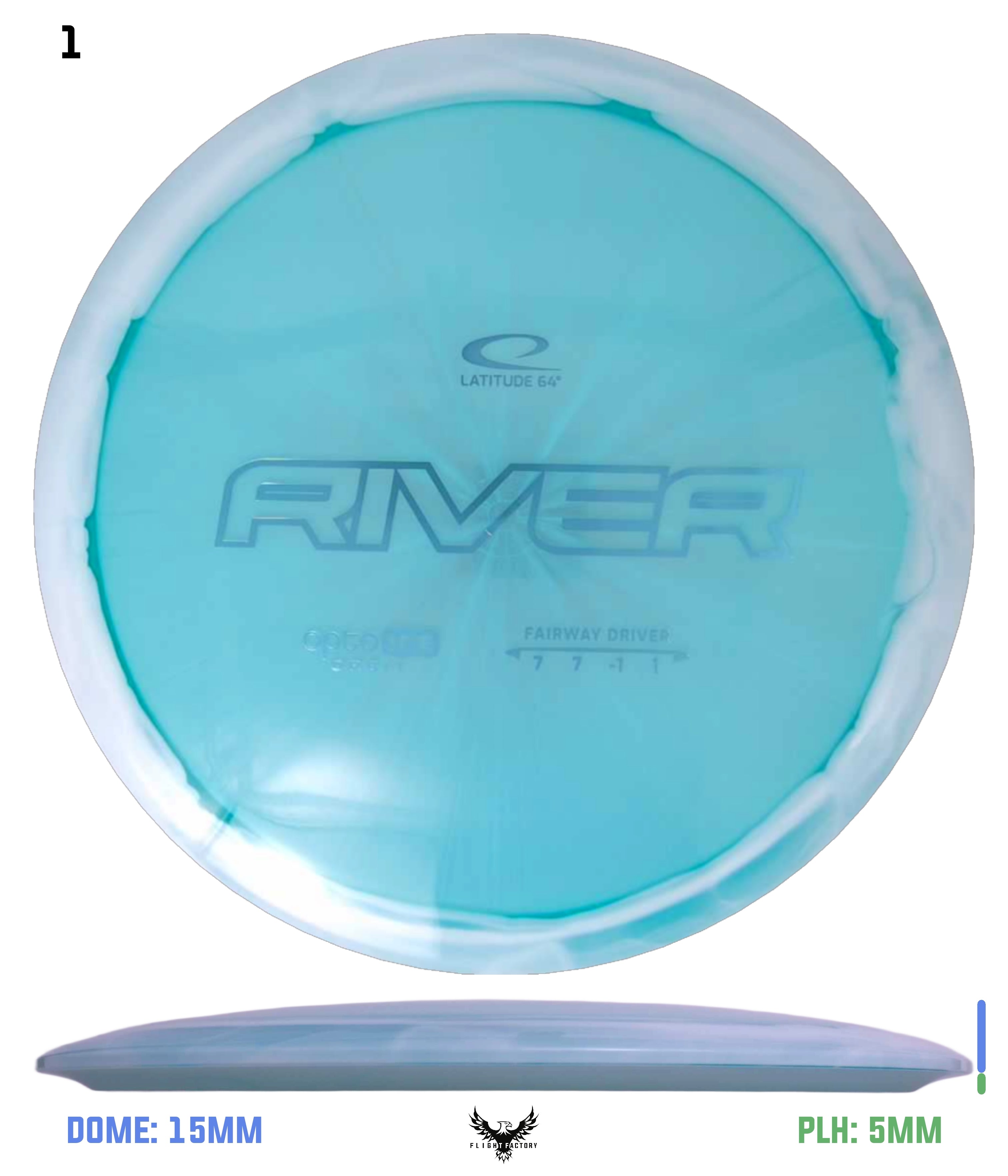 Latitude 64 Opto Ice Orbit River - Flight Factory Discs