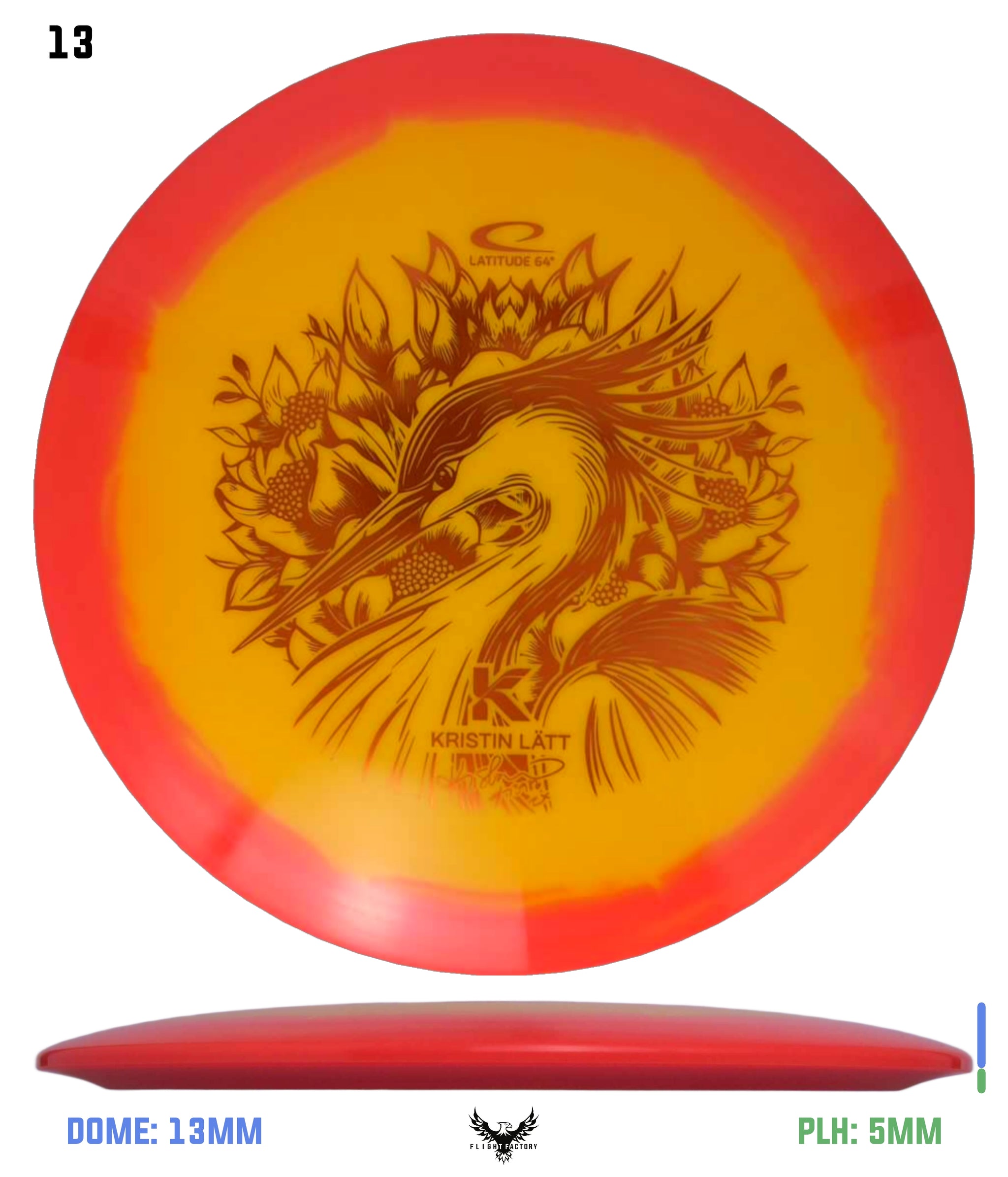 Disco Da Golf Latitude 64 Opto-X Orbit Explorer - Kristin Tattar LIMITED 176g - Foto 2