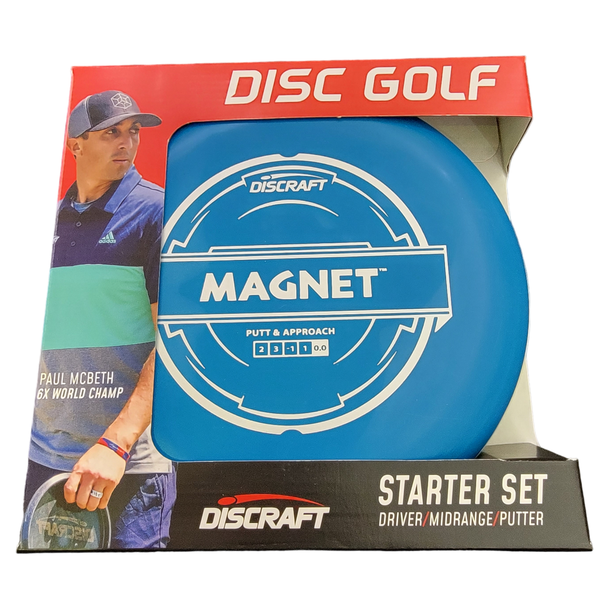 Discraft Disc Golf Starter Set - (Putter Line Magnet, Buzzz, Stratus)