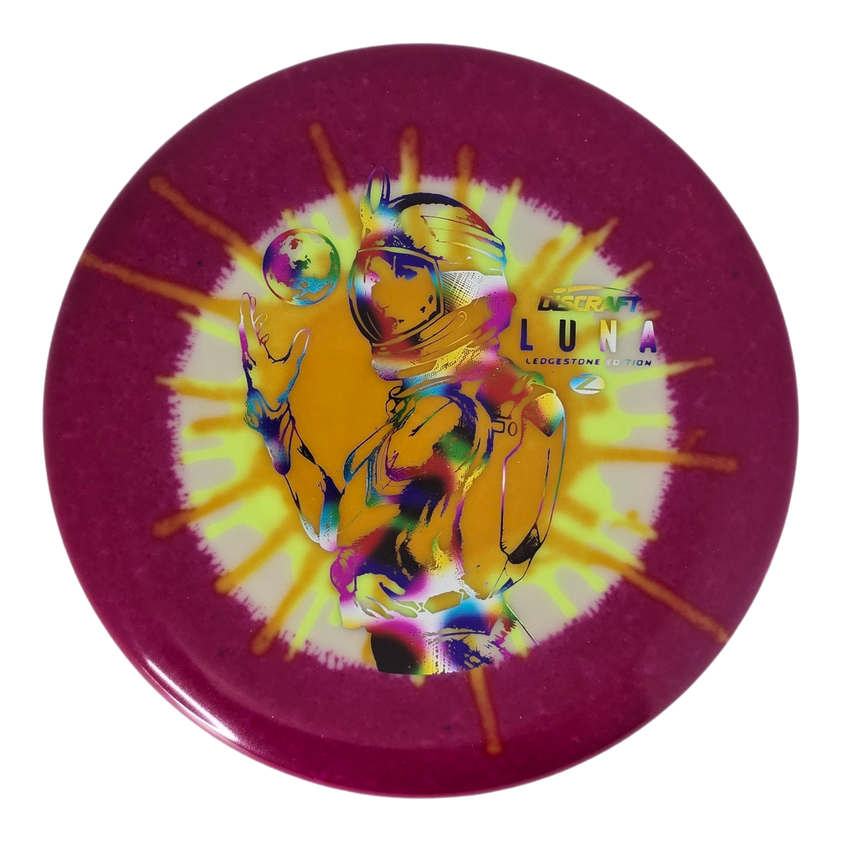 Discraft Paul McBeth Z Glo Fly Dye Luna - Ledgestone 2024 Season Finale