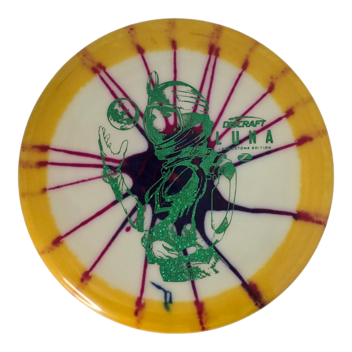 Discraft Paul McBeth Z Glo Fly Dye Luna - Ledgestone 2024 Season Finale