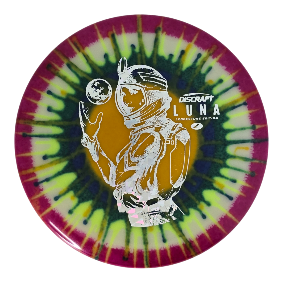 Discraft Paul McBeth Z Glo Fly Dye Luna - Ledgestone 2024 Season Finale