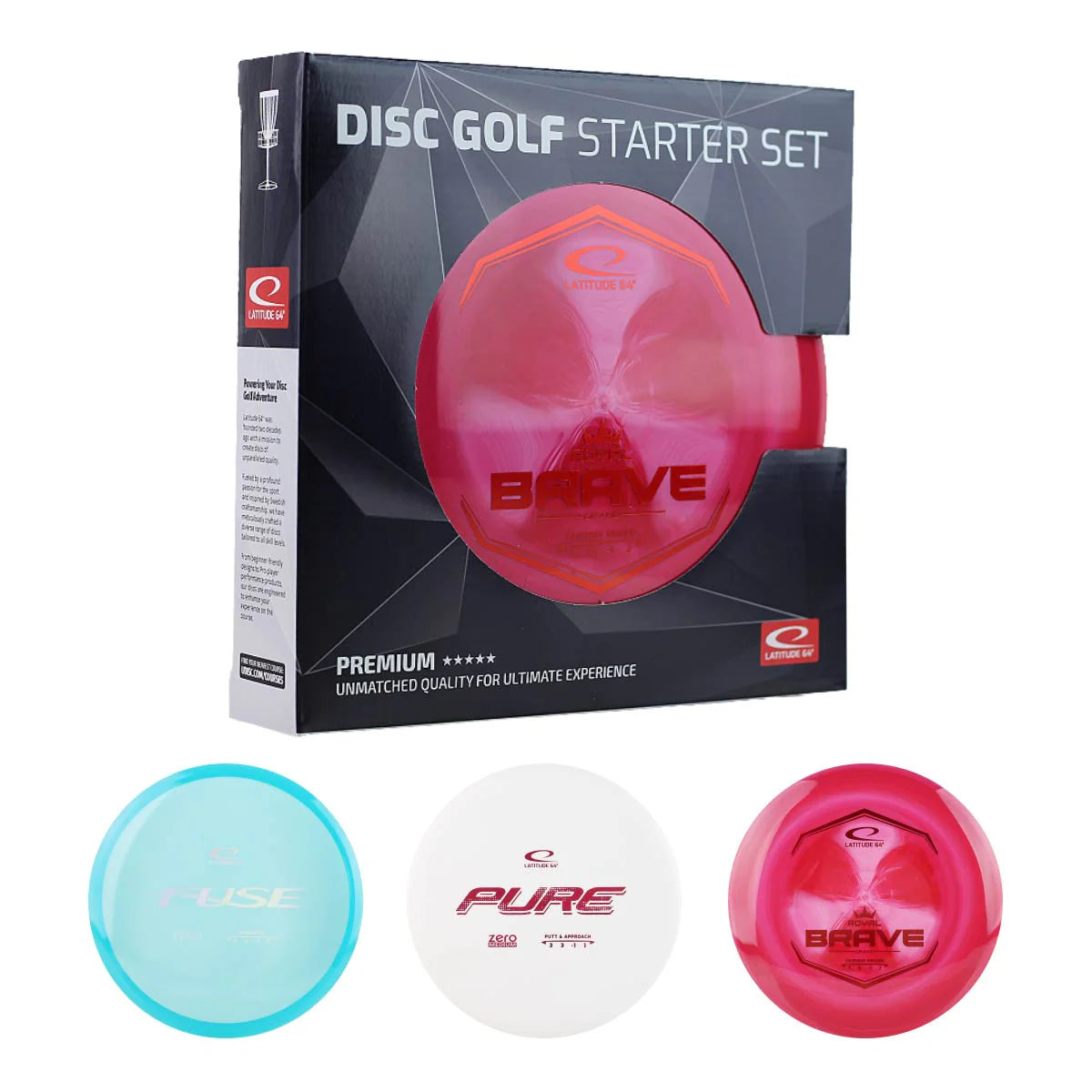 Latitude 64 Disc Golf Starter Set (Premium)