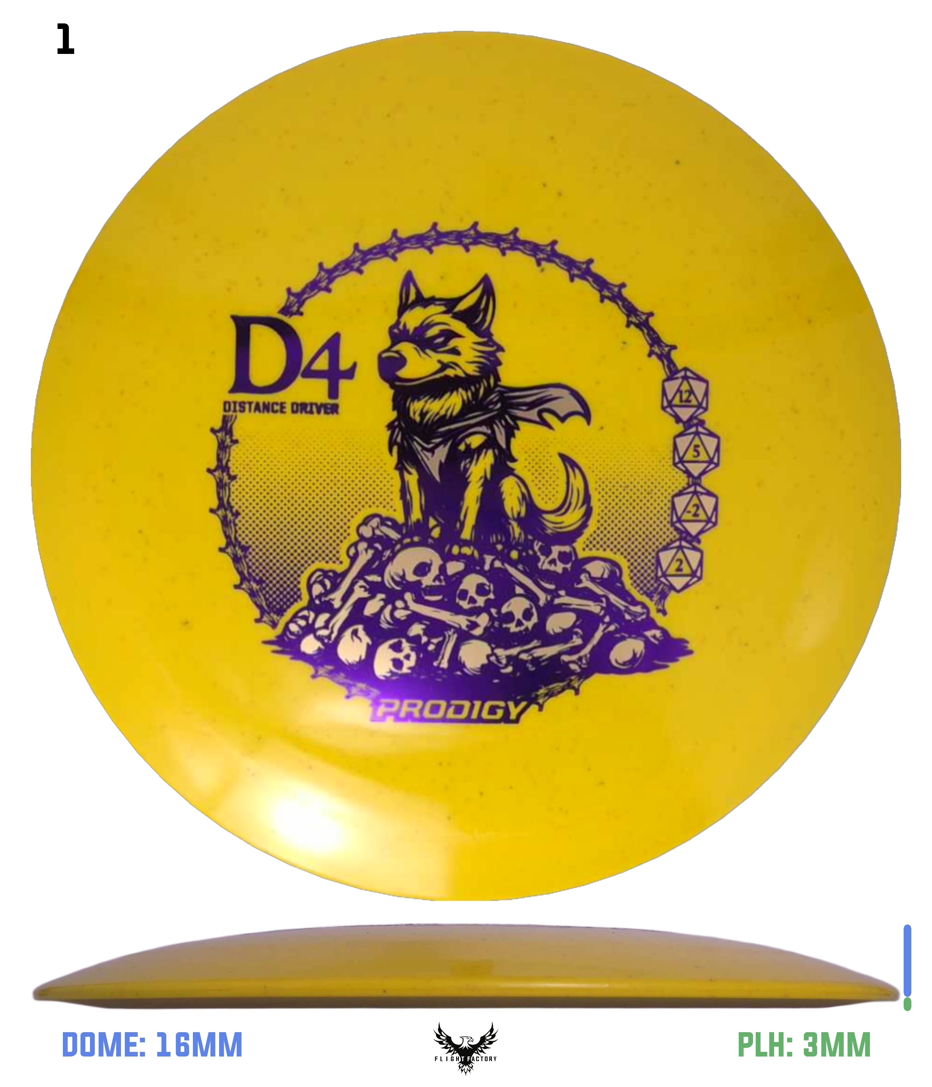 Prodigy 400 ReBlend D4 - Nightfang - Flight Factory Discs