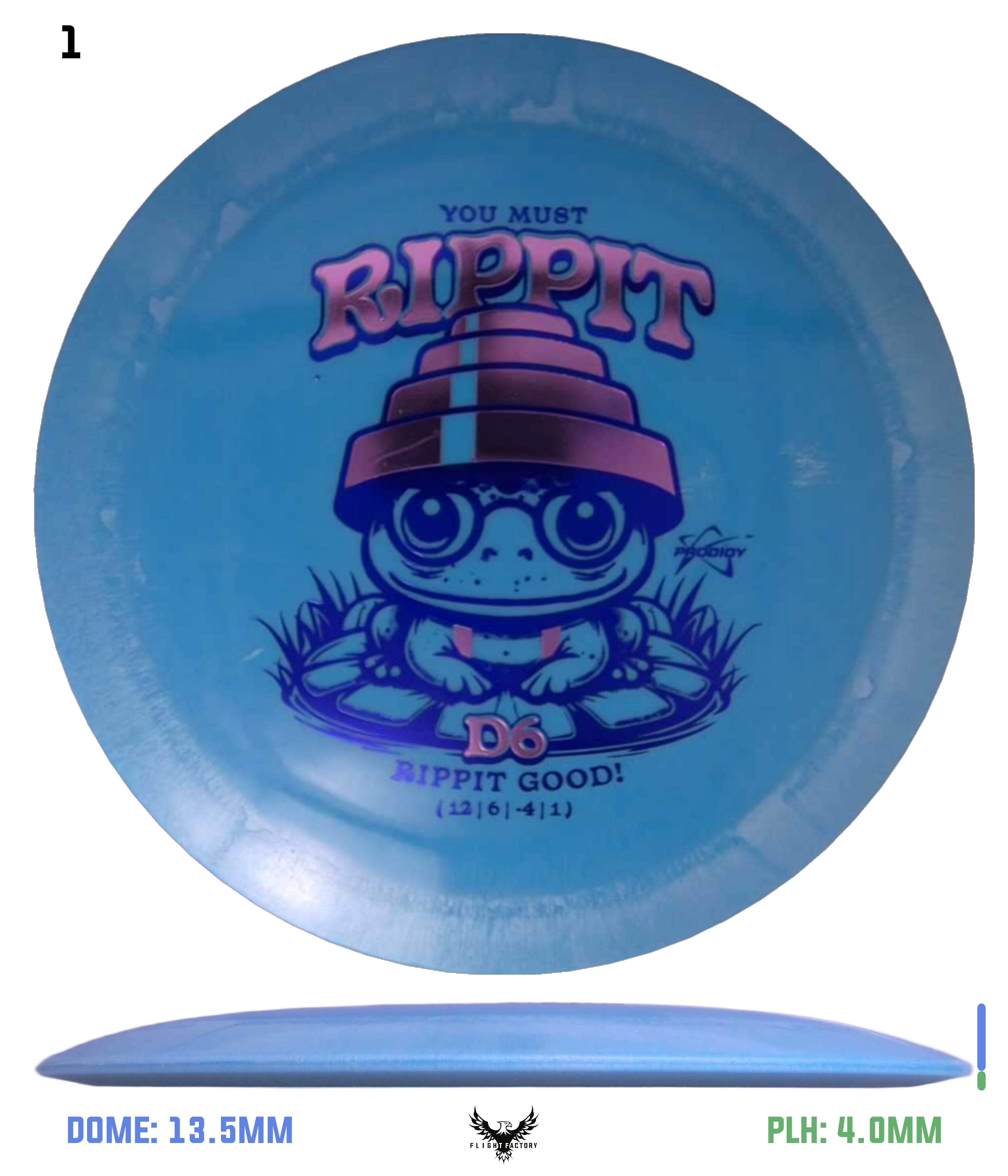 Prodigy 500 D6 - Rippit Good - Flight Factory Discs