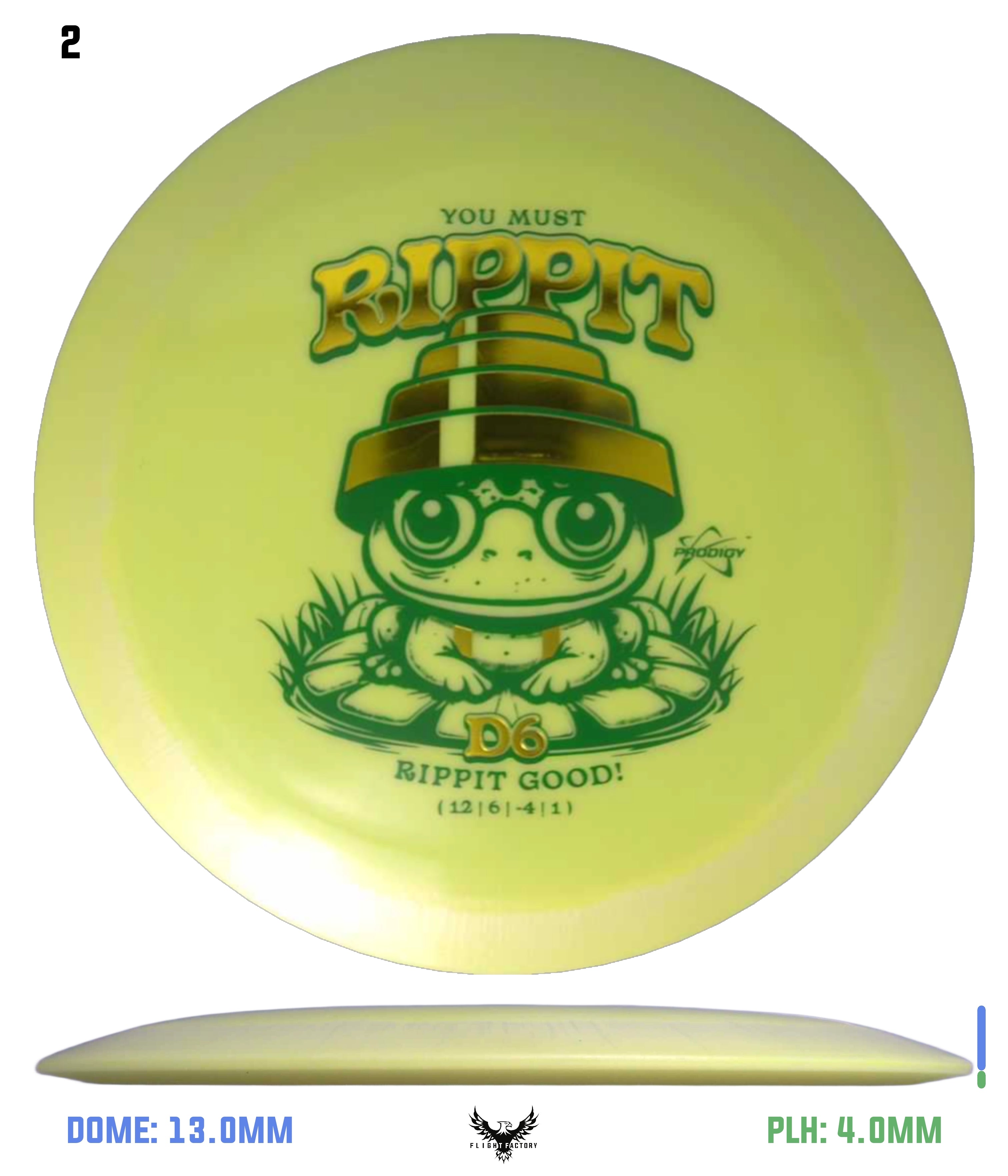 Prodigy 500 D6 - Rippit Good - Flight Factory Discs