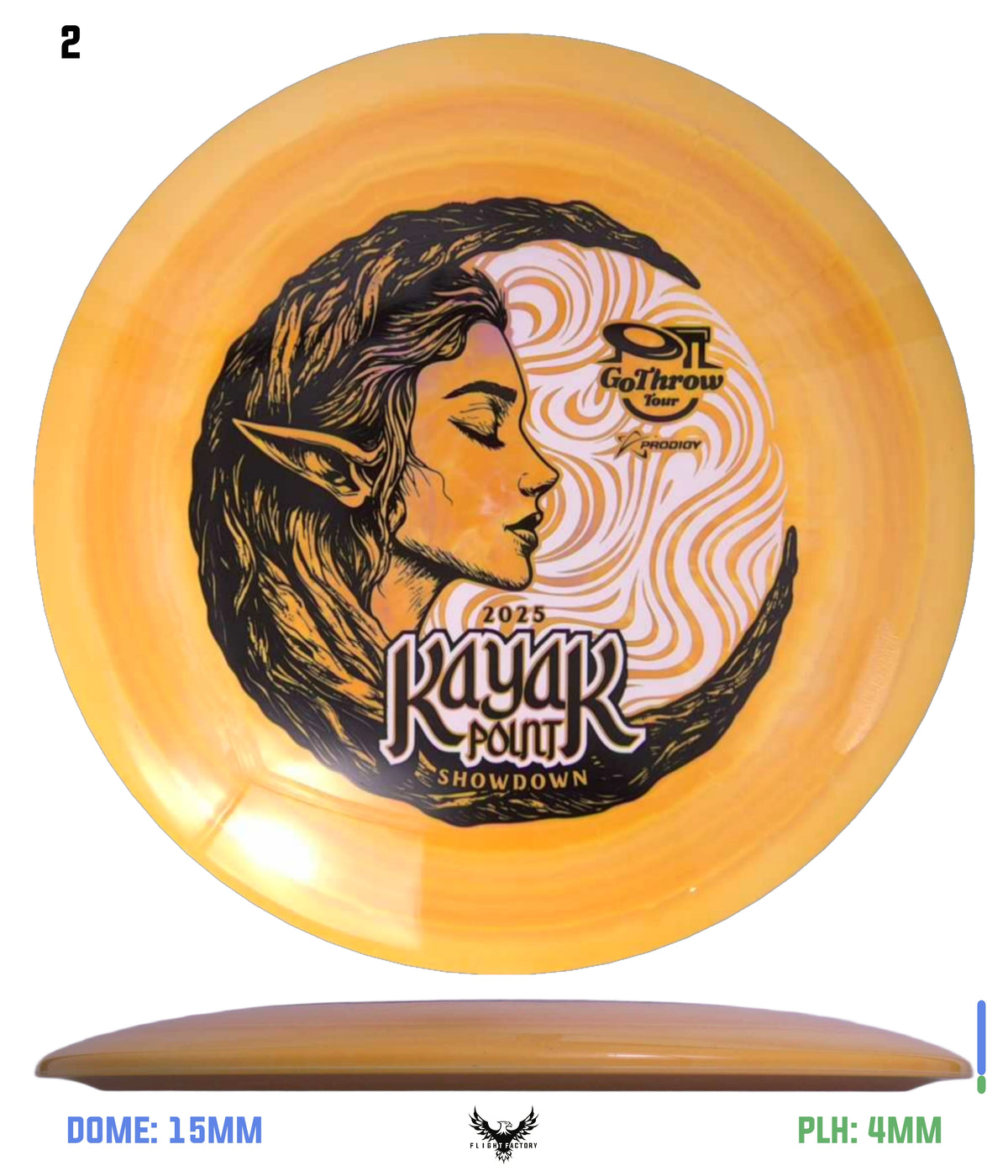 Prodigy 400 Spectrum F9 - GoThrow Tour Kayak Point Stamp
