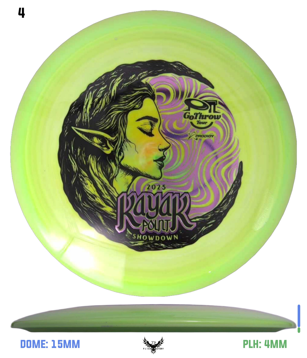 Prodigy 400 Spectrum F9 - GoThrow Tour Kayak Point Stamp