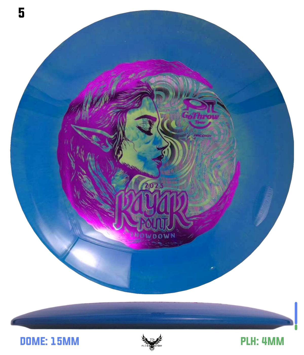 Prodigy 400 Spectrum F9 - GoThrow Tour Kayak Point Stamp