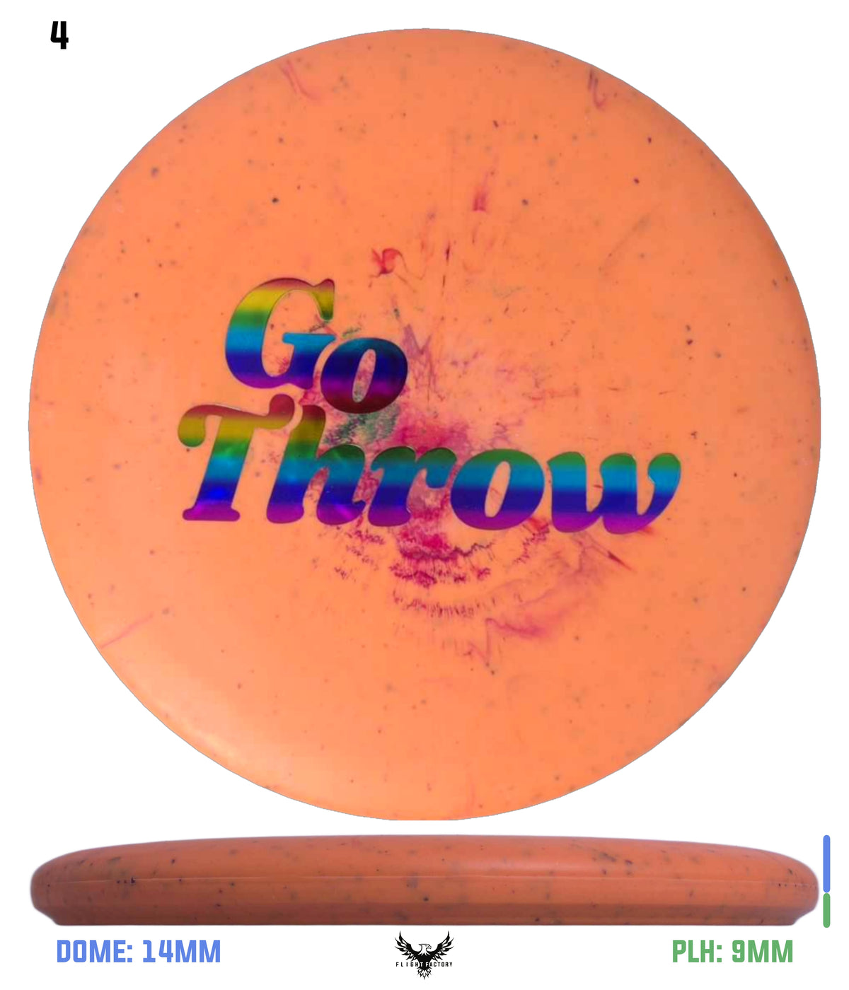 Prodigy 300 Firm Color Fractal PA-3 - GoThrow Logo Stamp