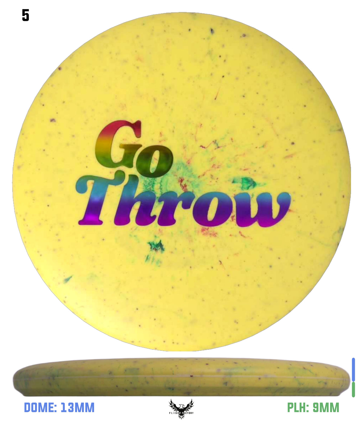 Prodigy 300 Firm Color Fractal PA-3 - GoThrow Logo Stamp