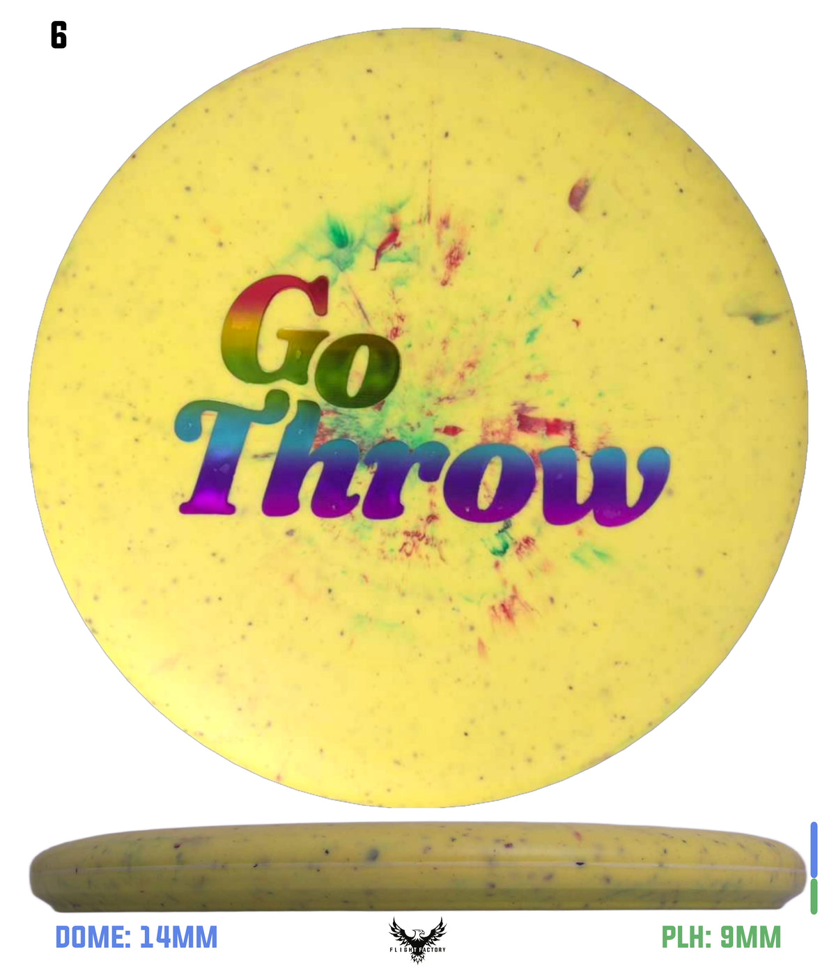 Prodigy 300 Firm Color Fractal PA-3 - GoThrow Logo Stamp
