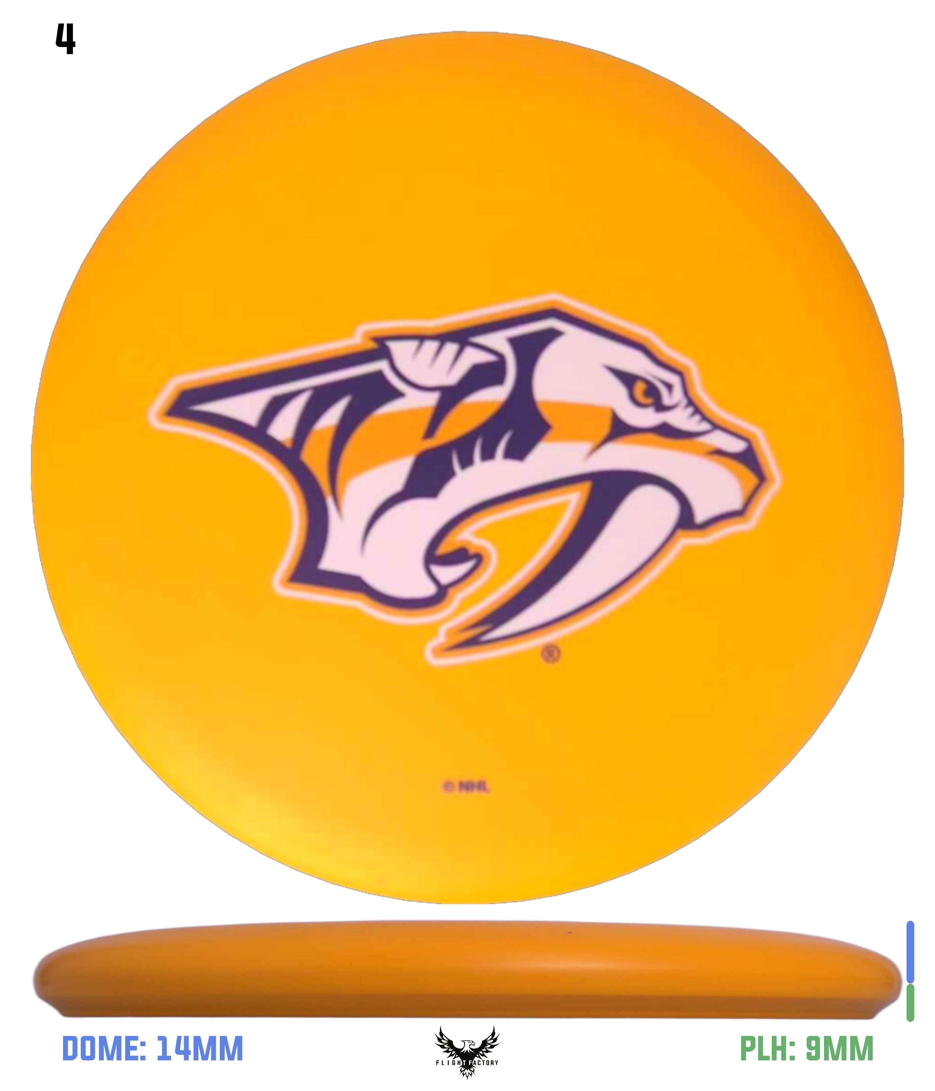Prodigy BaseGrip Pivot - Nashville Predators - Flight Factory Discs