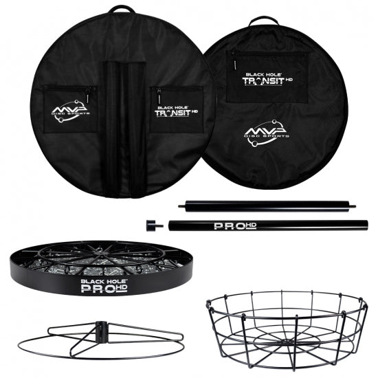 MVP Black Hole Pro HD Disc Golf Target + Transit Bag