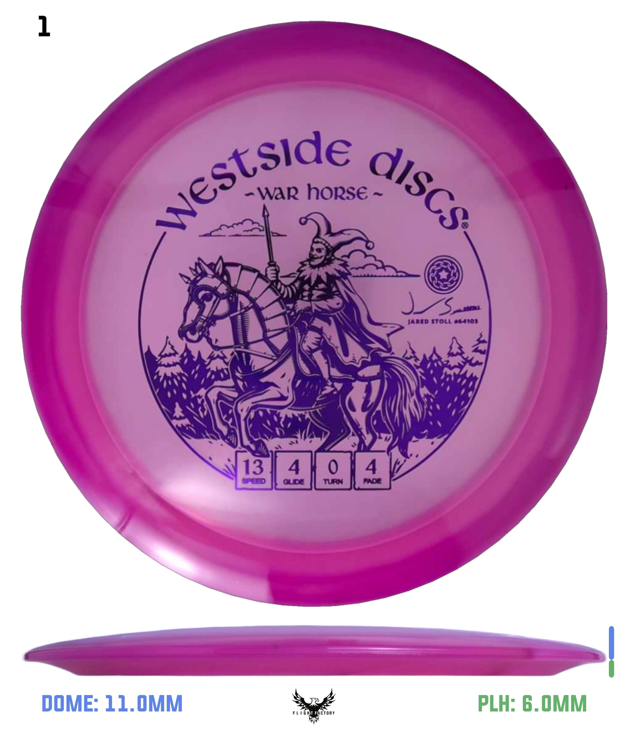 Westside Discs VIP Orbit War Horse - Jared Stoll Team Series 2025