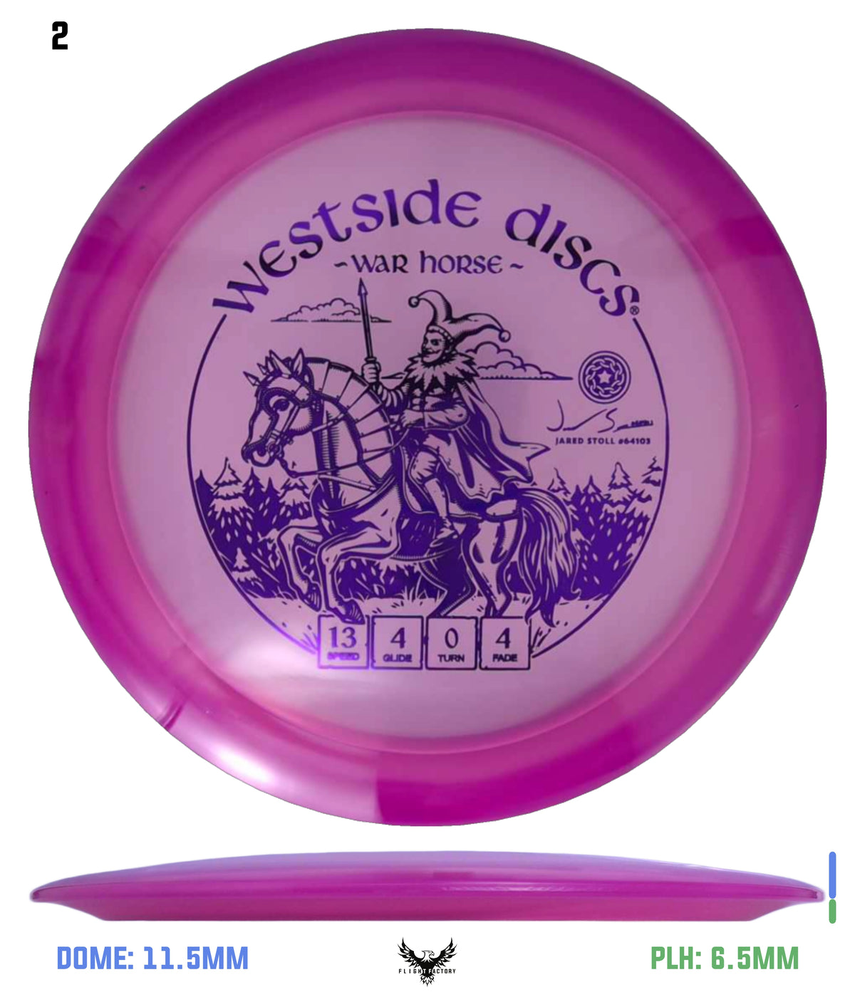 Westside Discs VIP Orbit War Horse - Jared Stoll Team Series 2025