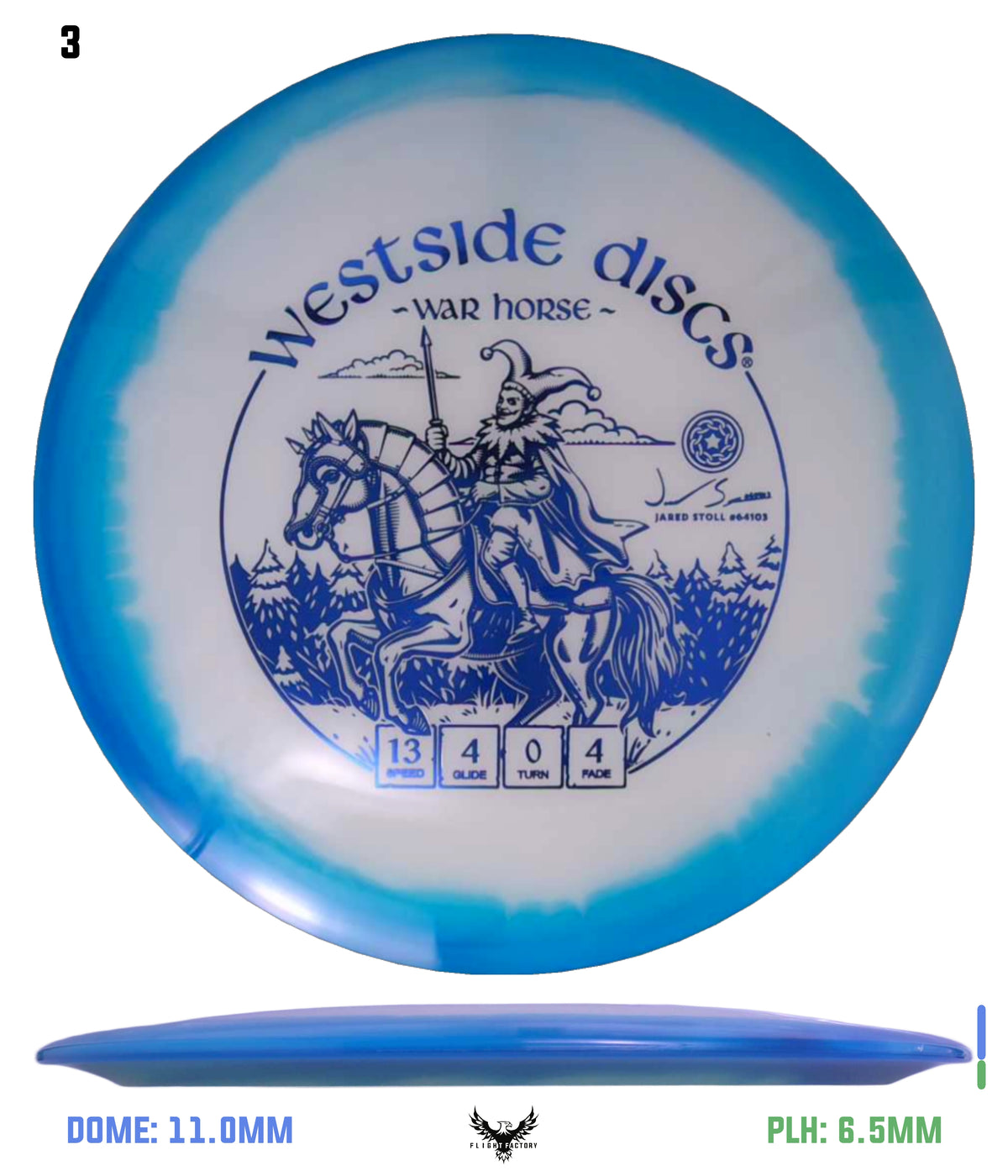 Westside Discs VIP Orbit War Horse - Jared Stoll Team Series 2025