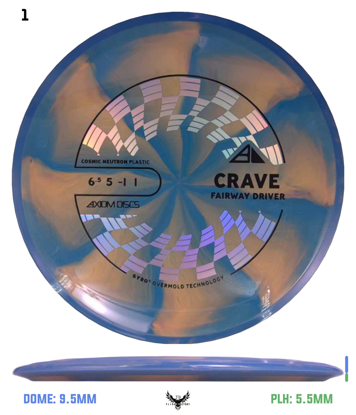 Axiom Cosmic Neutron Crave - New Stock Stamp