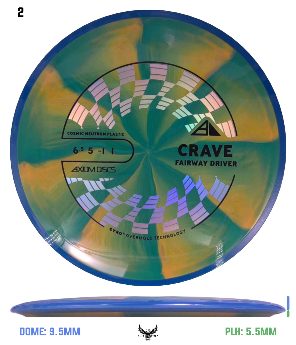 Axiom Cosmic Neutron Crave - New Stock Stamp