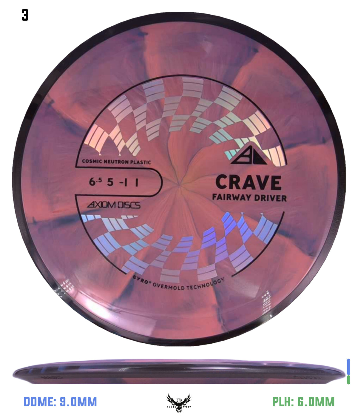 Axiom Cosmic Neutron Crave - New Stock Stamp