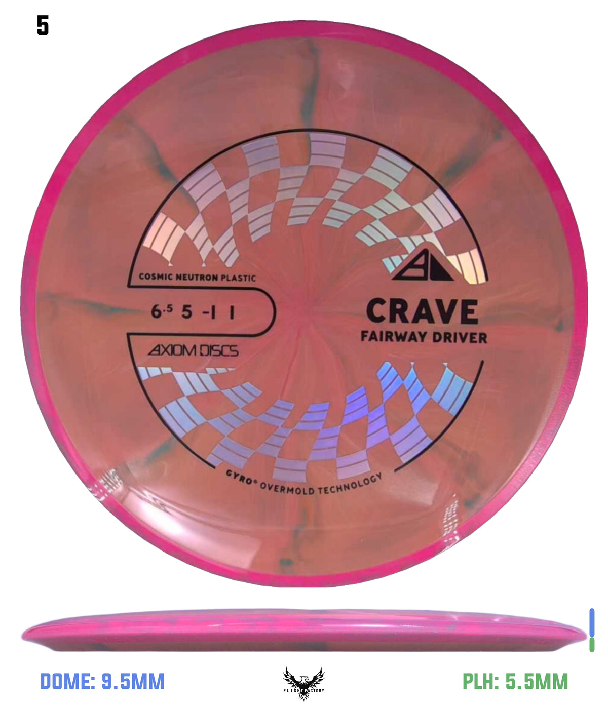 Axiom Cosmic Neutron Crave - New Stock Stamp