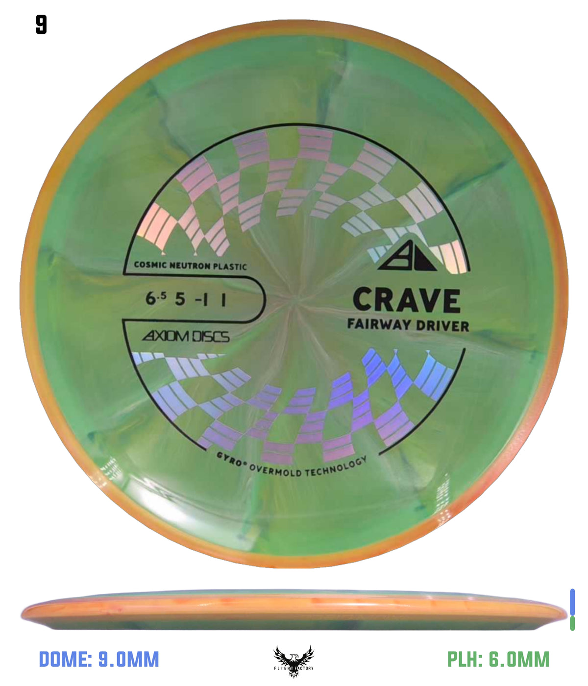 Axiom Cosmic Neutron Crave - New Stock Stamp