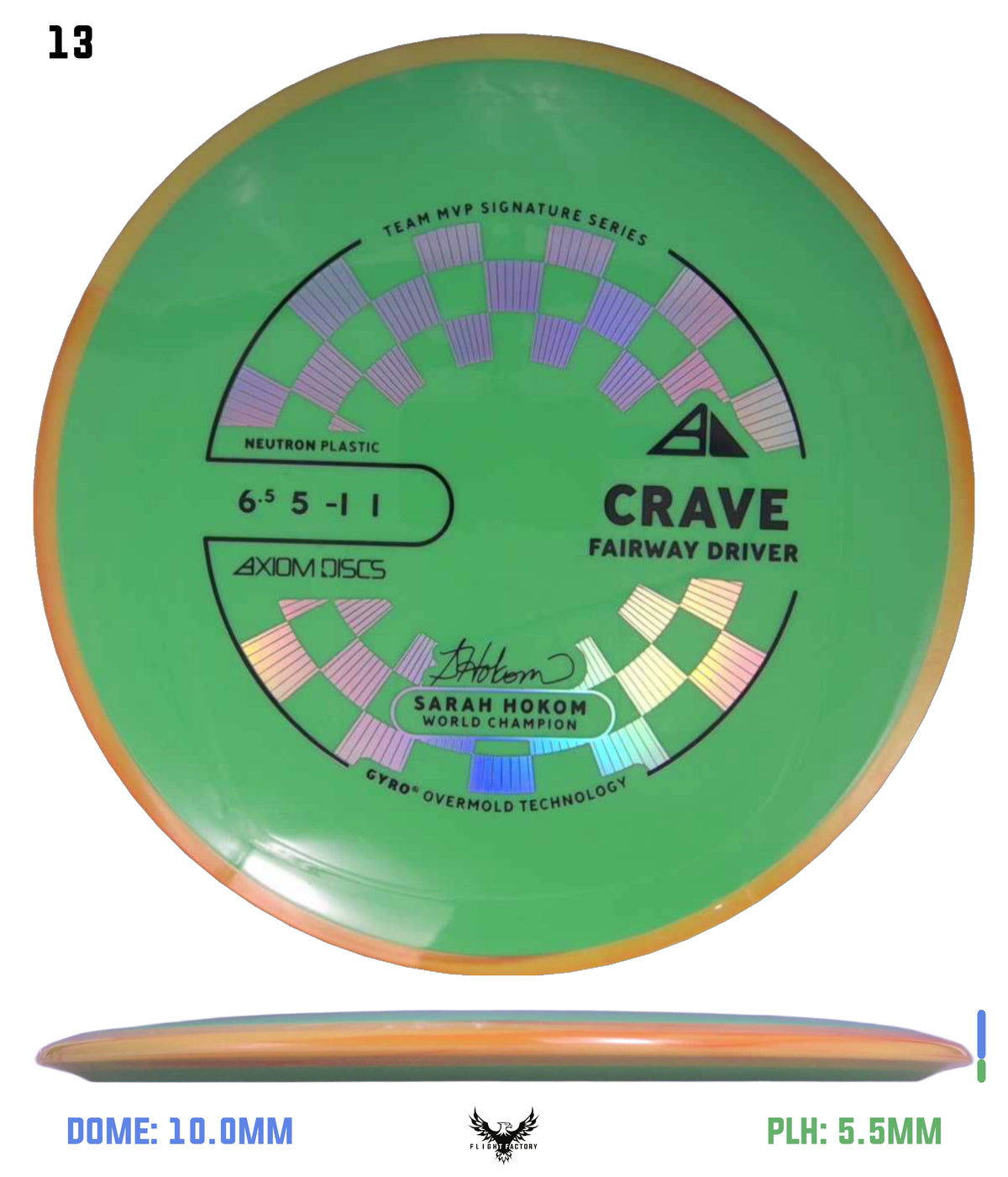 Axiom Neutron Crave - Sarah Hokom Signature Series (New Stock Stamp)