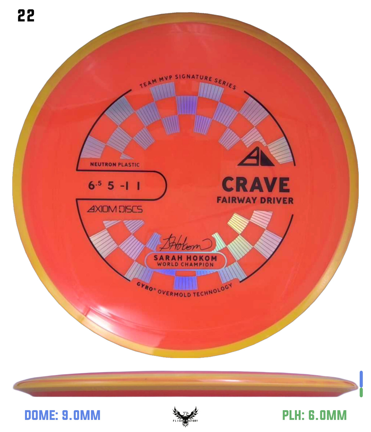 Axiom Neutron Crave - Sarah Hokom Signature Series (New Stock Stamp)