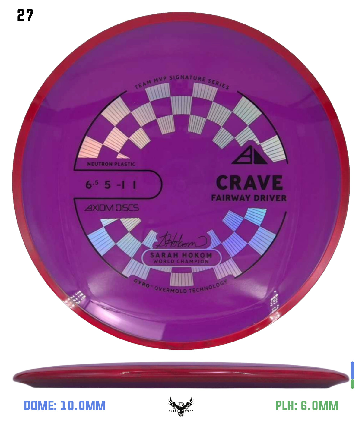 Axiom Neutron Crave - Sarah Hokom Signature Series (New Stock Stamp)