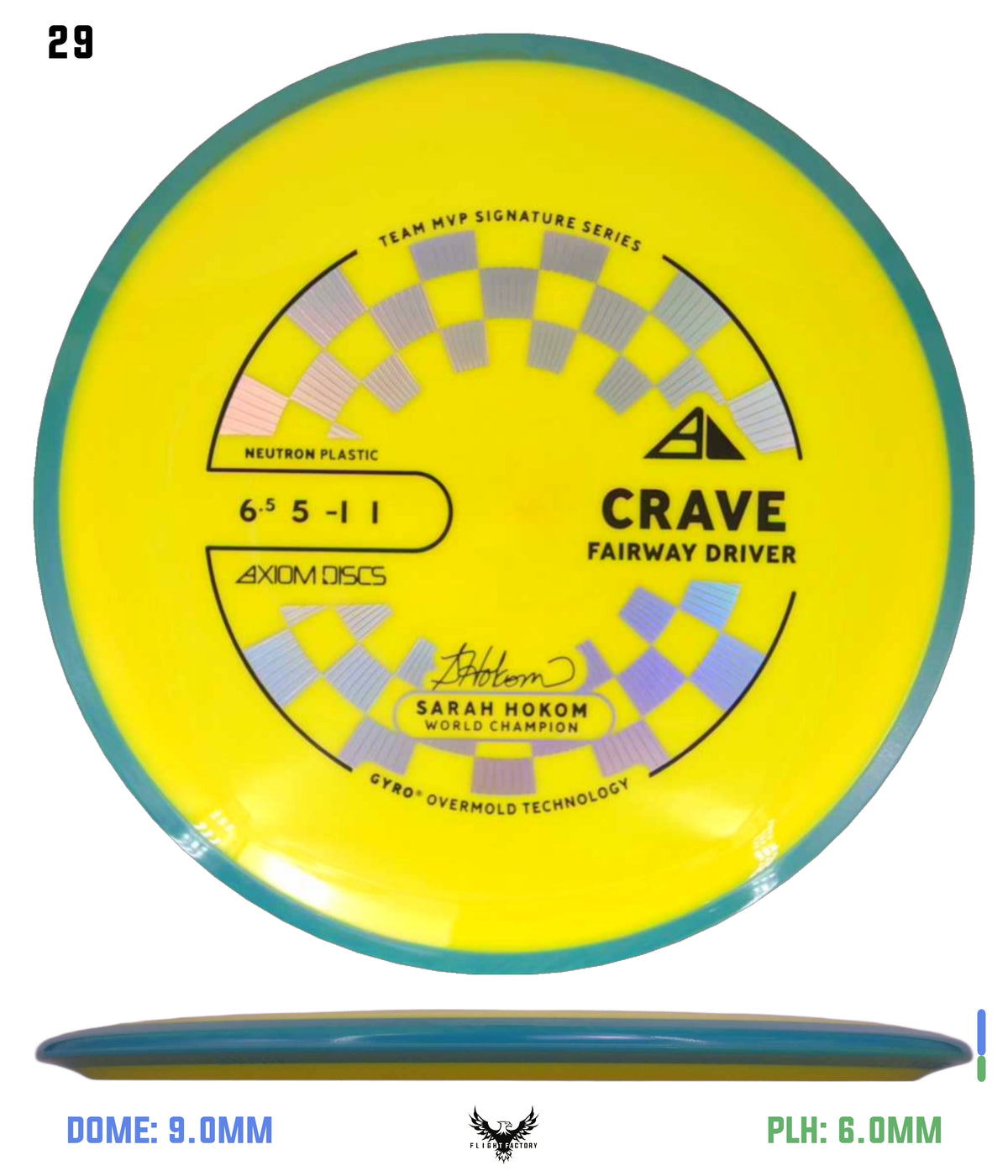 Axiom Neutron Crave - Sarah Hokom Signature Series (New Stock Stamp)
