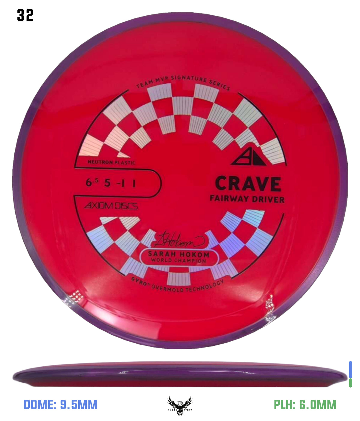 Axiom Neutron Crave - Sarah Hokom Signature Series (New Stock Stamp)