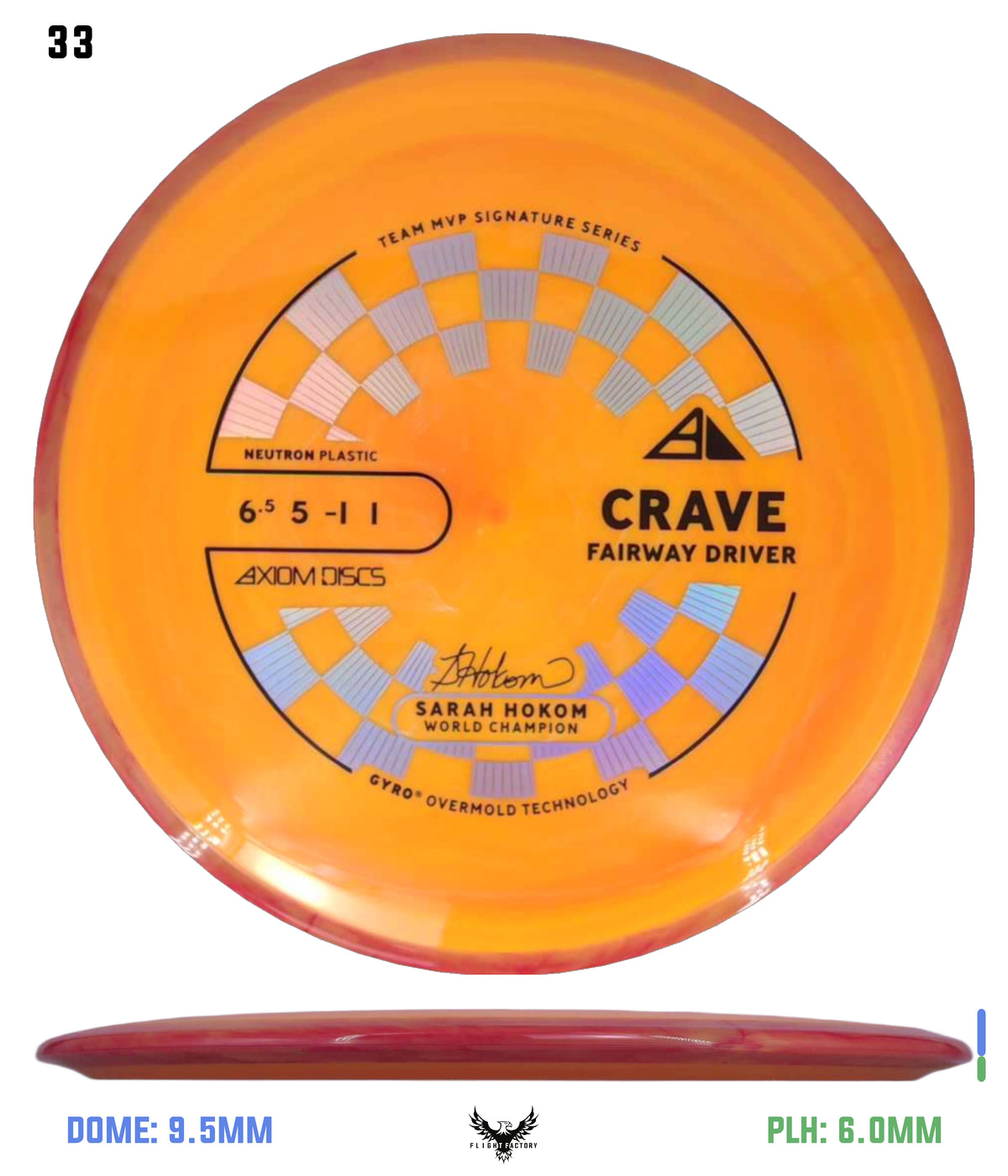 Axiom Neutron Crave - Sarah Hokom Signature Series (New Stock Stamp)