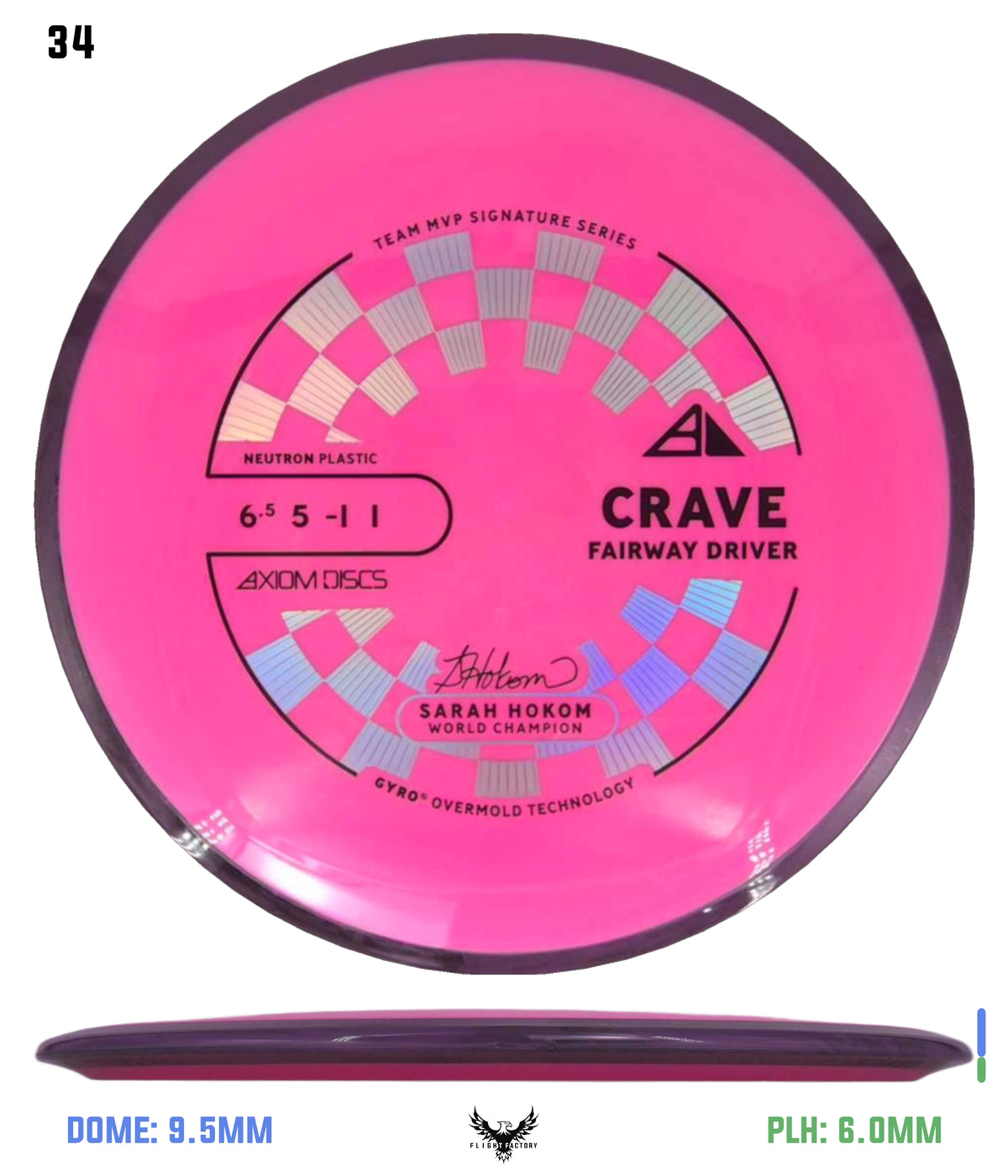 Axiom Neutron Crave - Sarah Hokom Signature Series (New Stock Stamp)