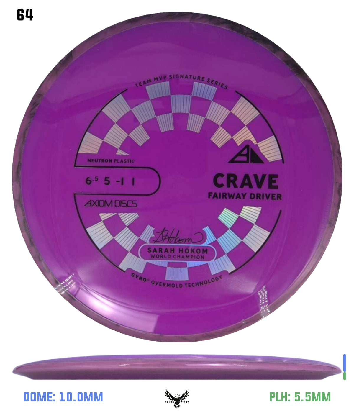 Axiom Neutron Crave - Sarah Hokom Signature Series (New Stock Stamp)