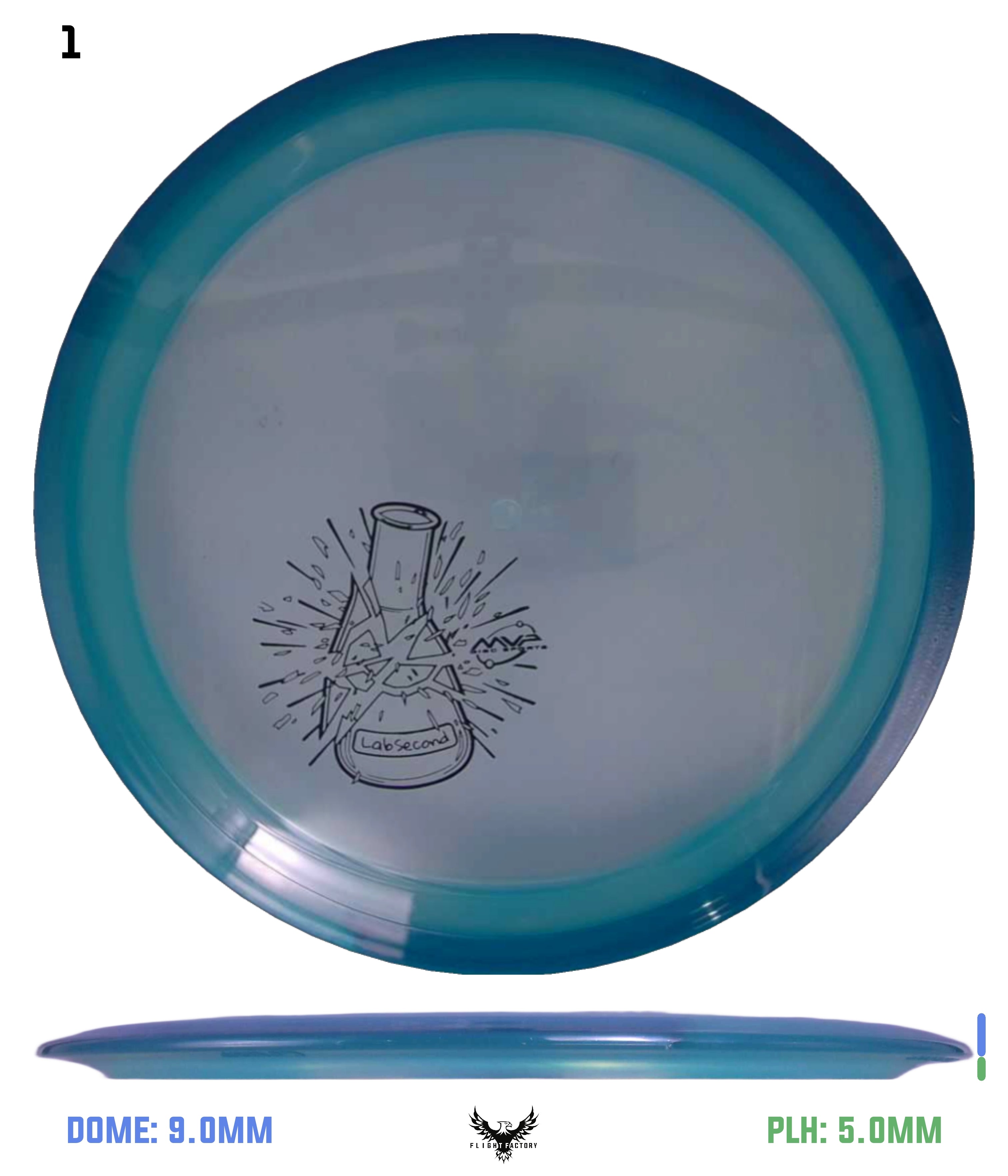 【新品】初代AXIOM 15ポンド Axiom Prism Proton Defy - Lab Seconds - Flight Factory Discs