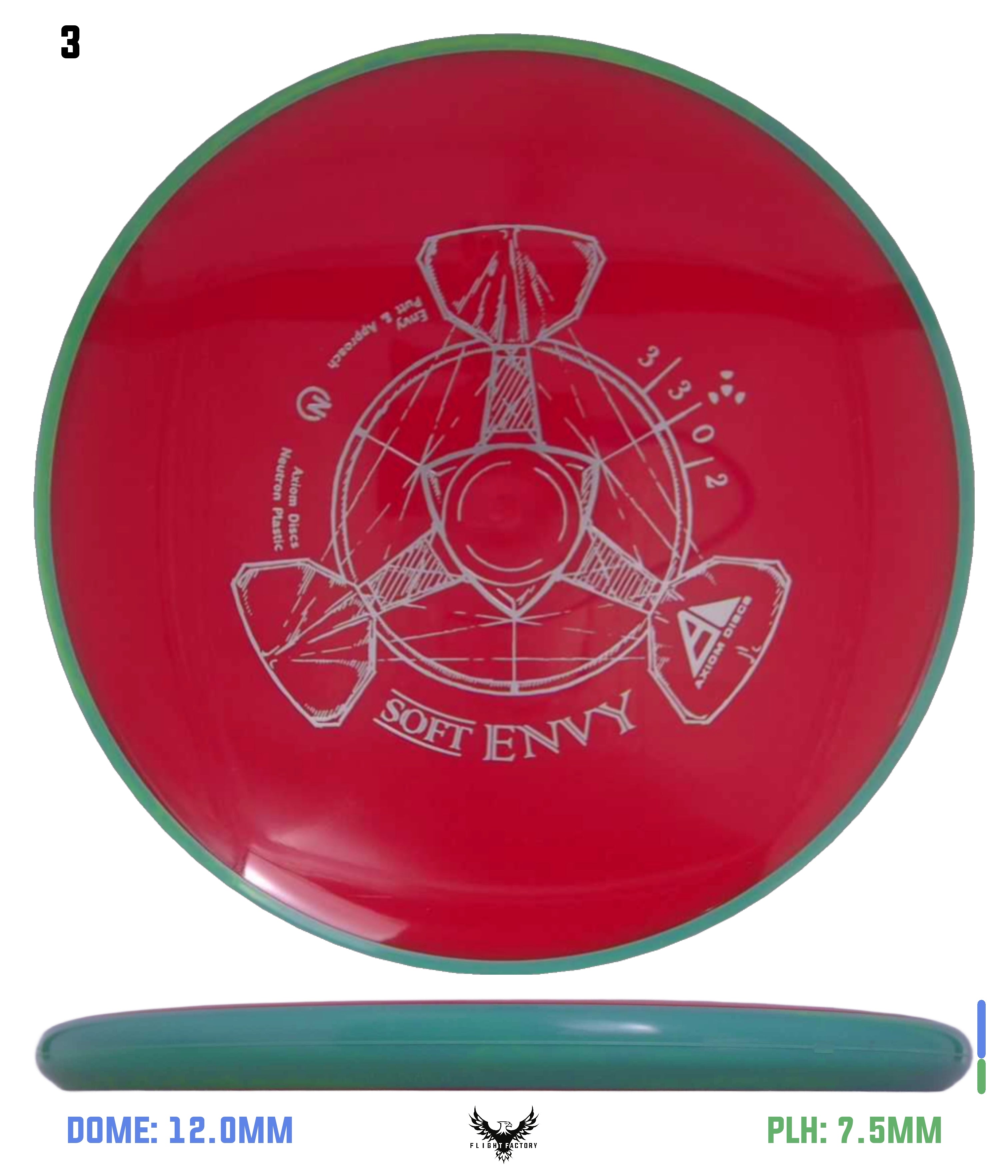 アクセサリー Envy Axiom Soft Neutron Envy - Flight Factory Discs