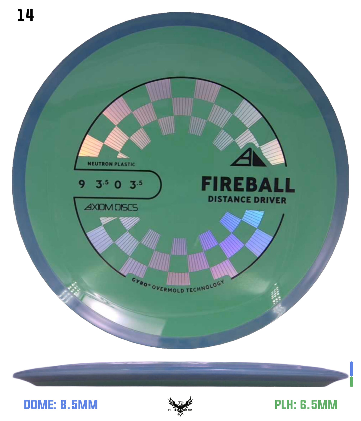 Axiom Neutron Fireball - New Stock Stamp