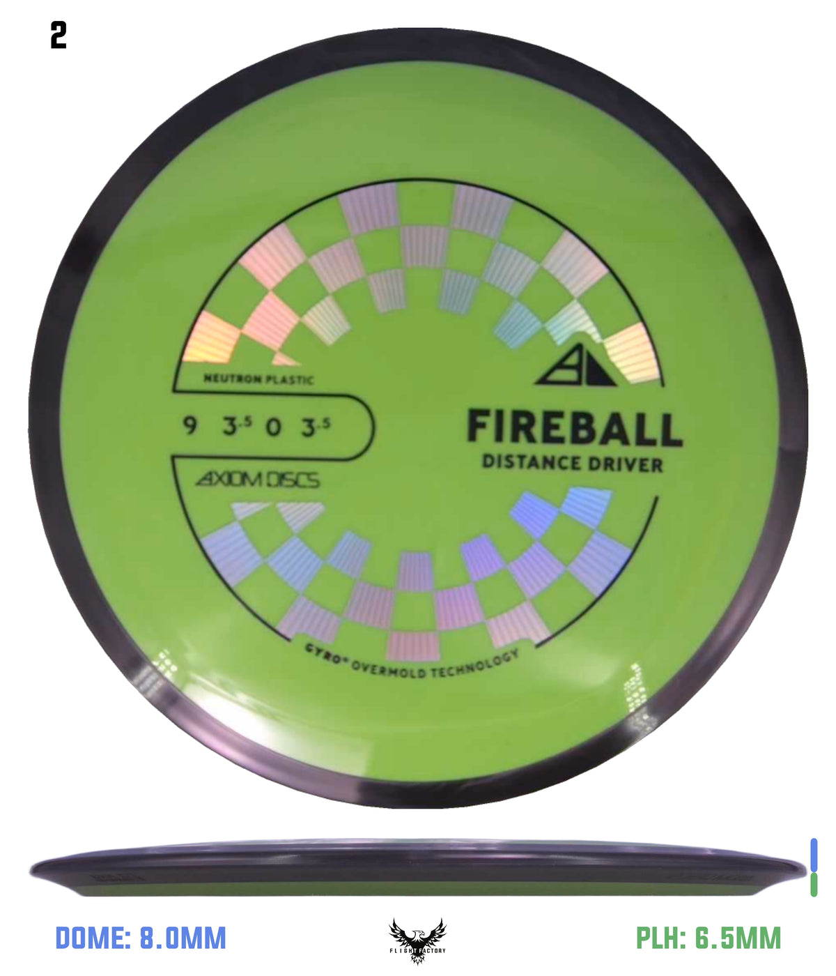 Axiom Neutron Fireball - New Stock Stamp